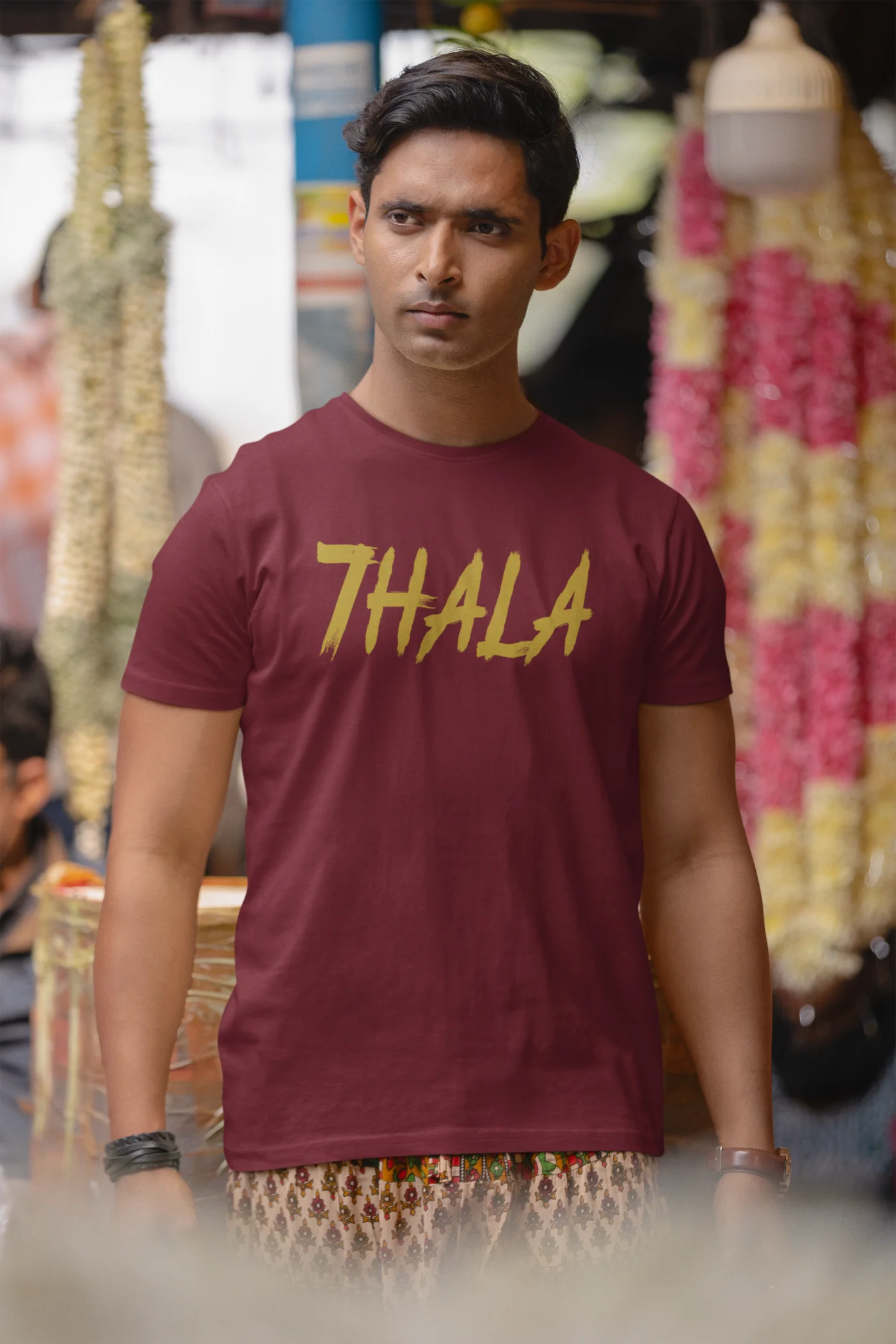 7HALA M.S Dhoni Thala T-Shirt