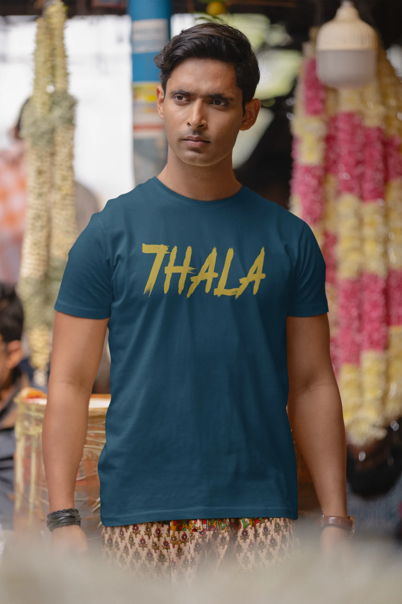 7HALA M.S Dhoni Thala T-Shirt