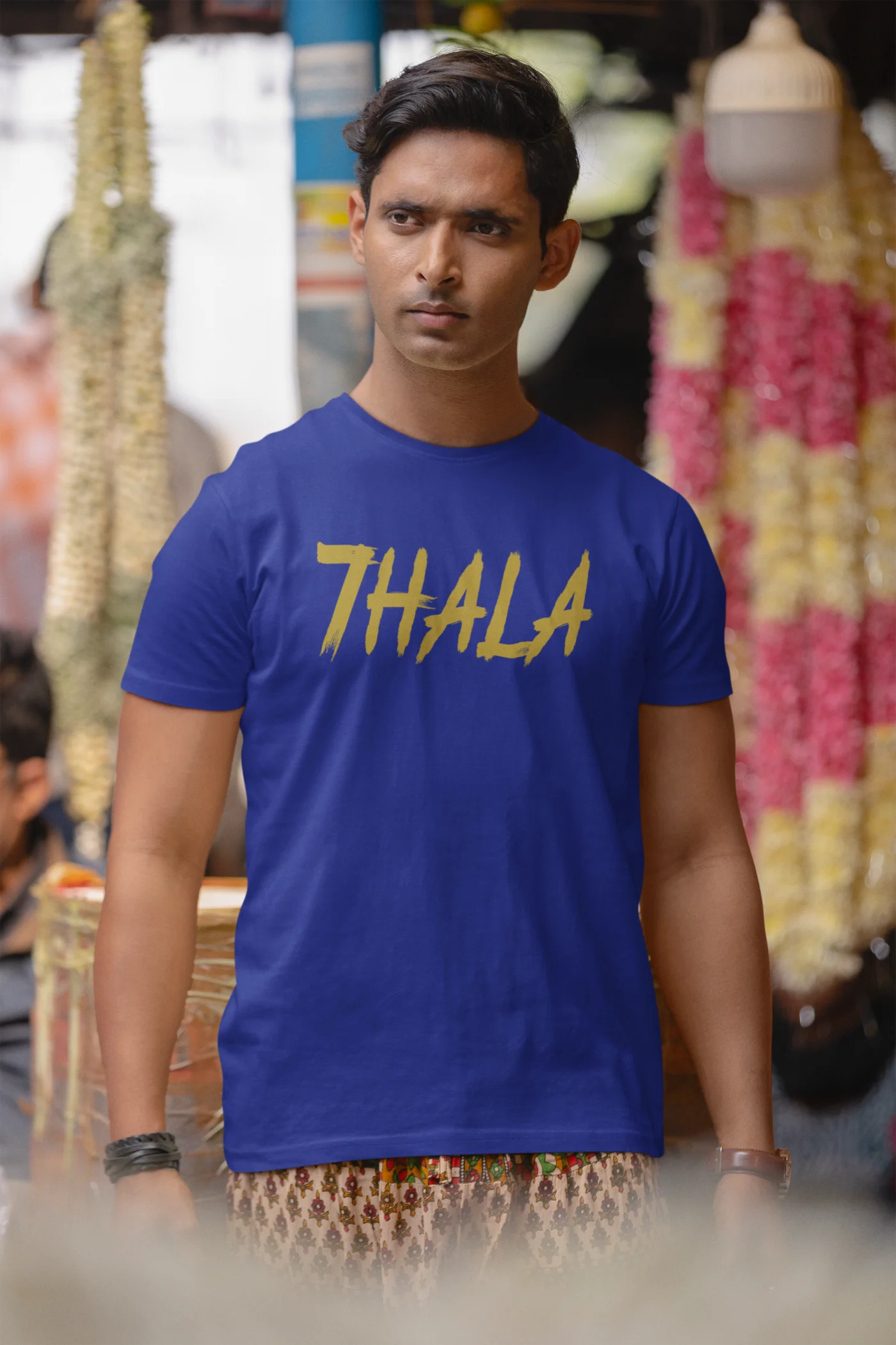 7HALA M.S Dhoni Thala T-Shirt
