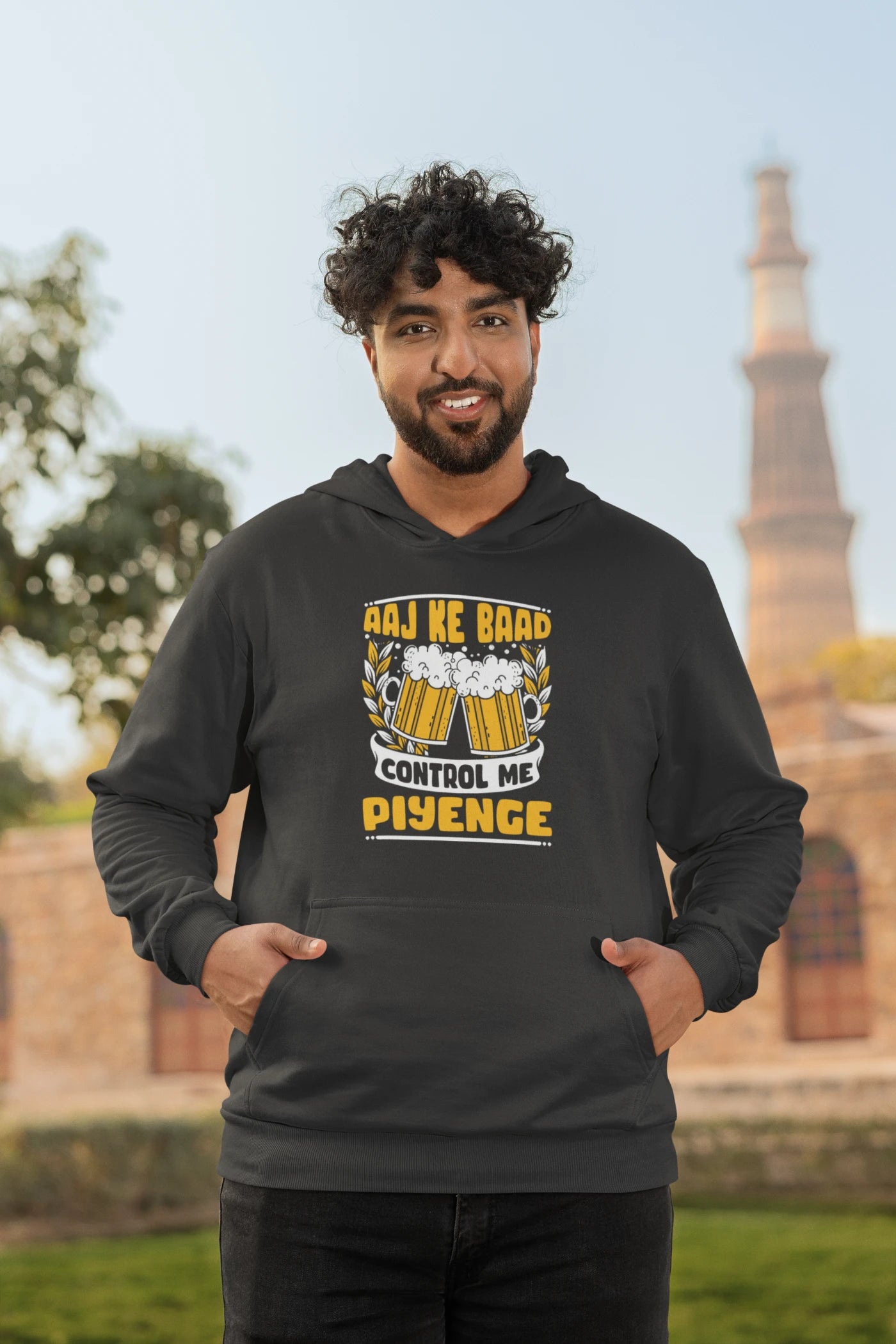 Aaj Ke Baad Control Mein Piyenge Unisex Hoodie