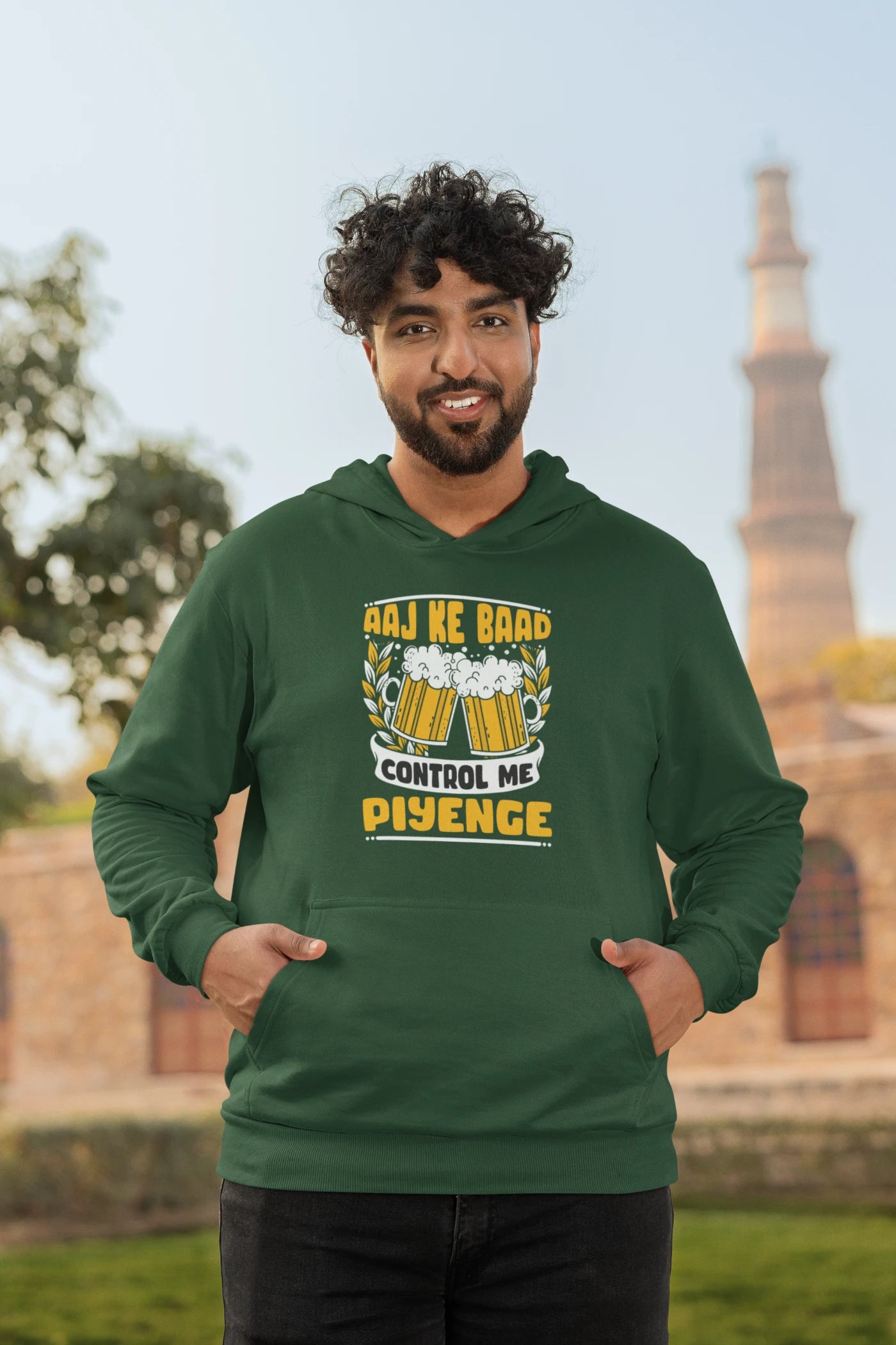 Aaj Ke Baad Control Mein Piyenge Unisex Hoodie