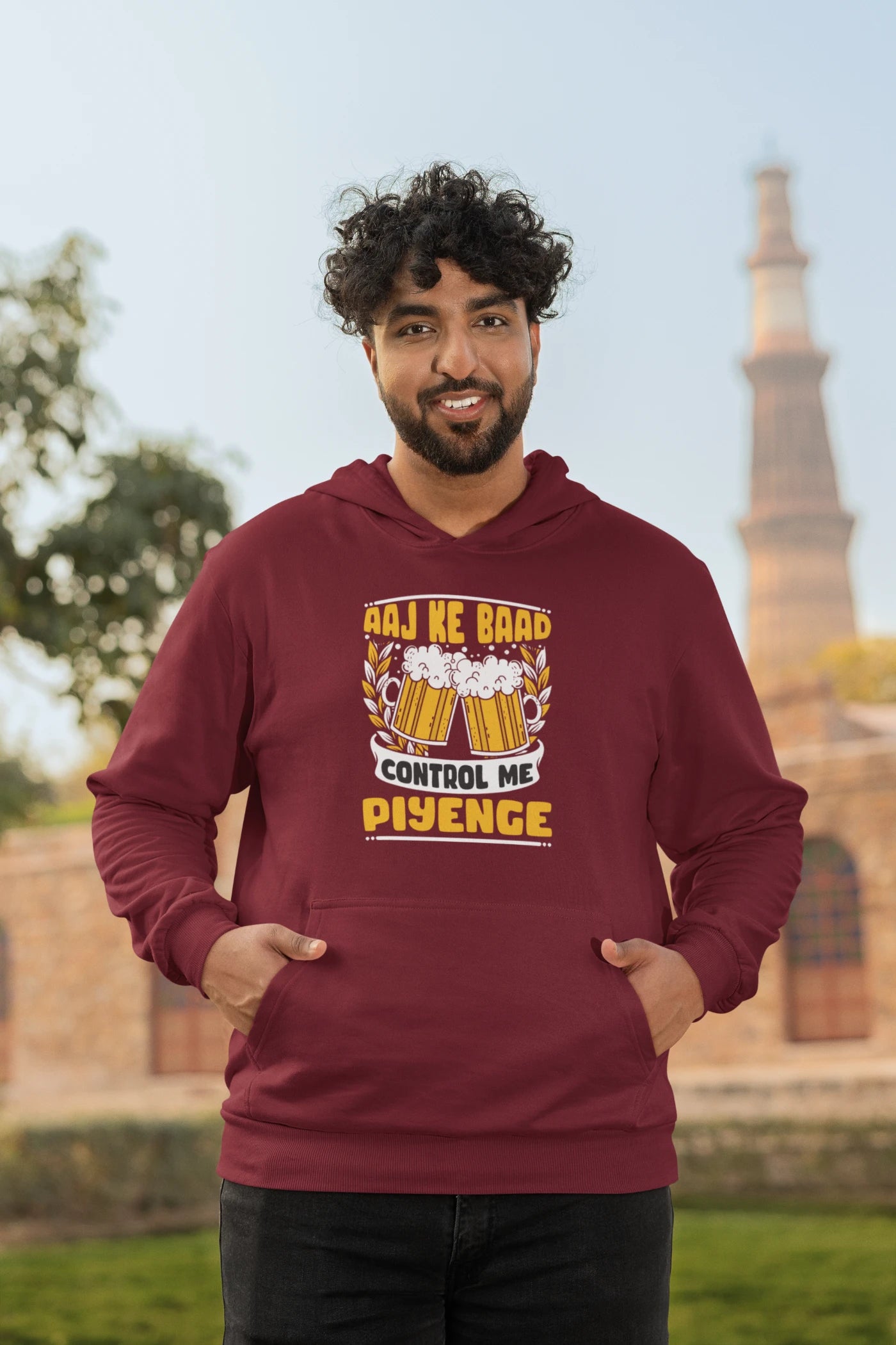 Aaj Ke Baad Control Mein Piyenge Unisex Hoodie