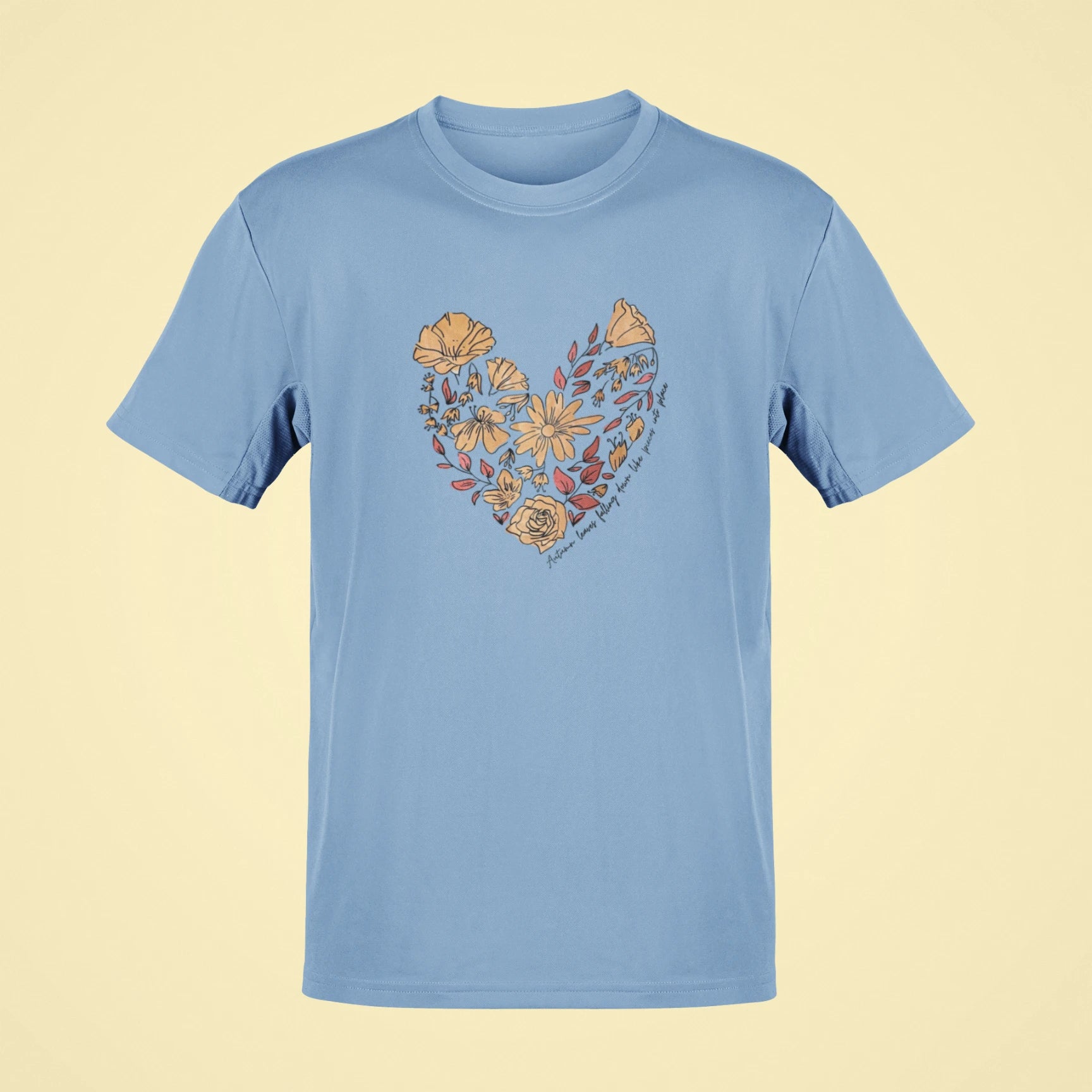 all too well heart oversized t shirt baby blue