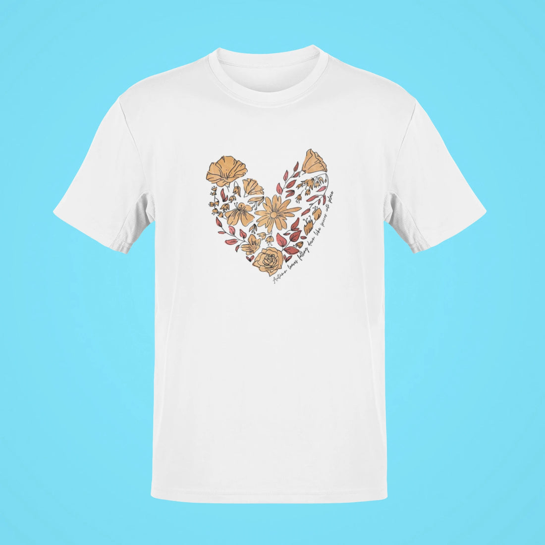 all too well heart oversized t shirt white