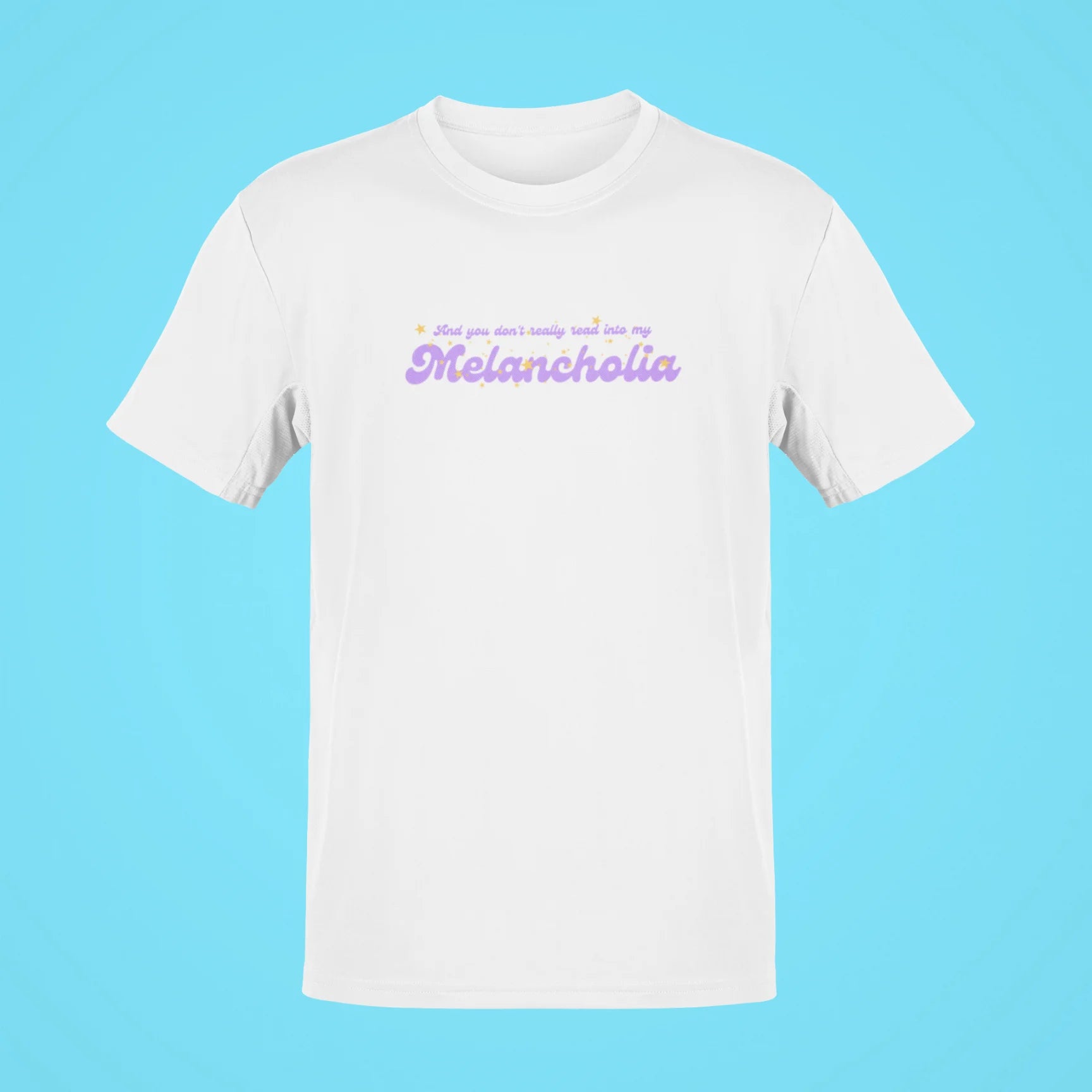 and you dont really read into my melancholia oversized t shirt white
