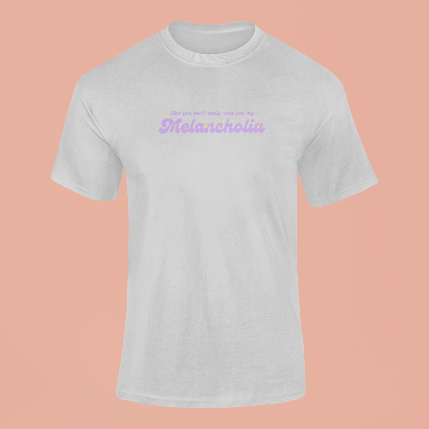 and you dont really read into my melancholia t shirt grey