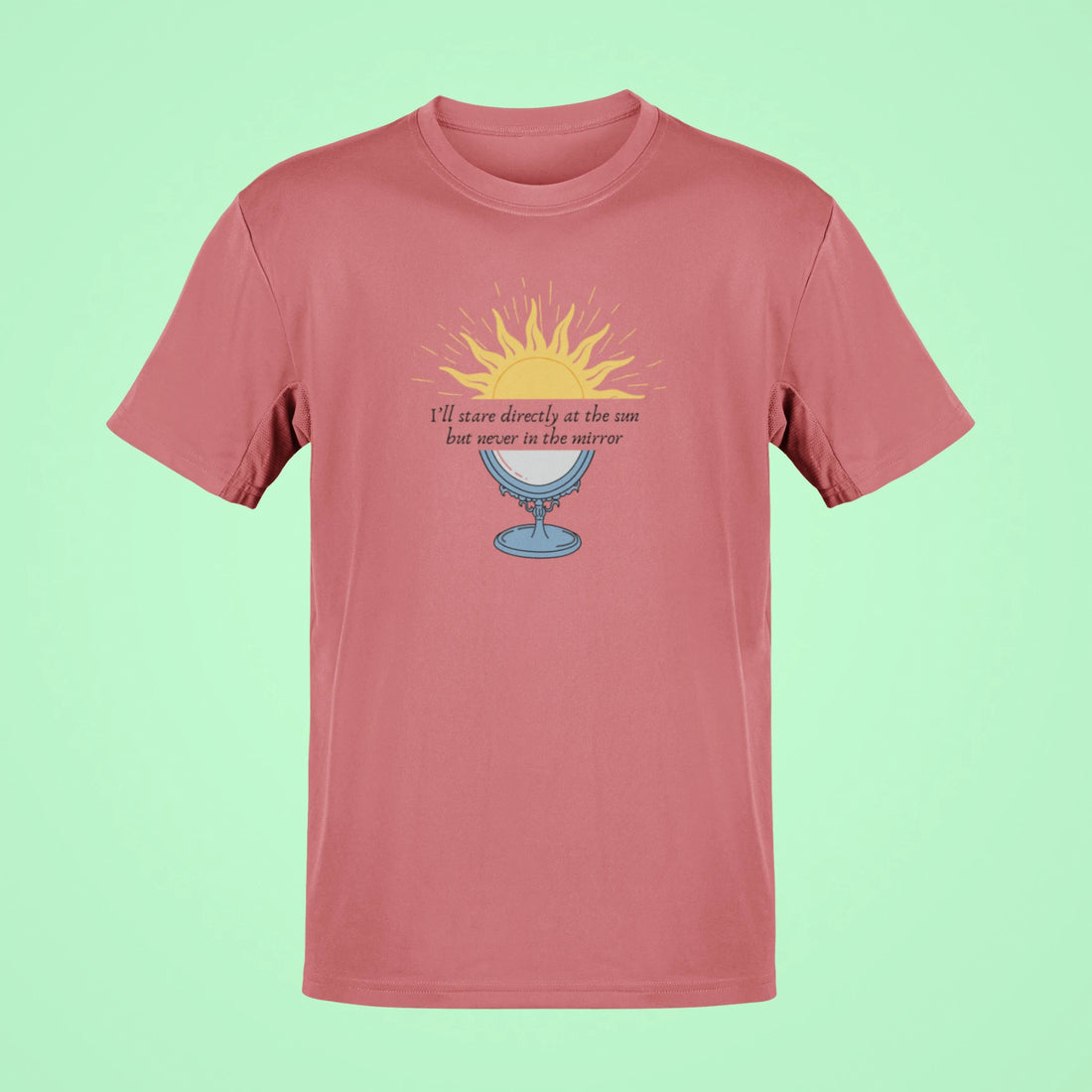 anti hero ill stare directly at the sun but never in the mirror oversized t shirt white
