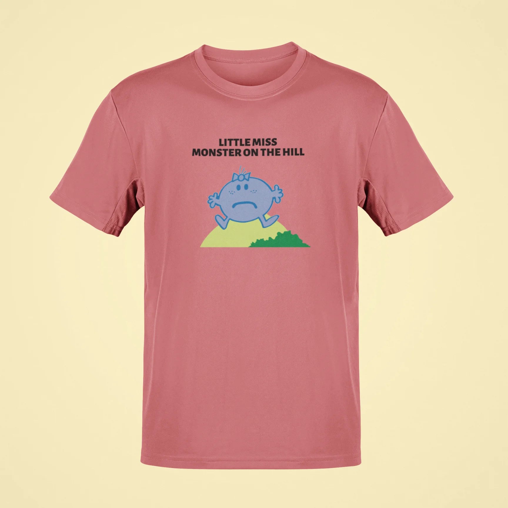 anti hero little miss monster on the hill oversized t shirt rose