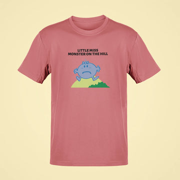 anti hero little miss monster on the hill oversized t shirt rose