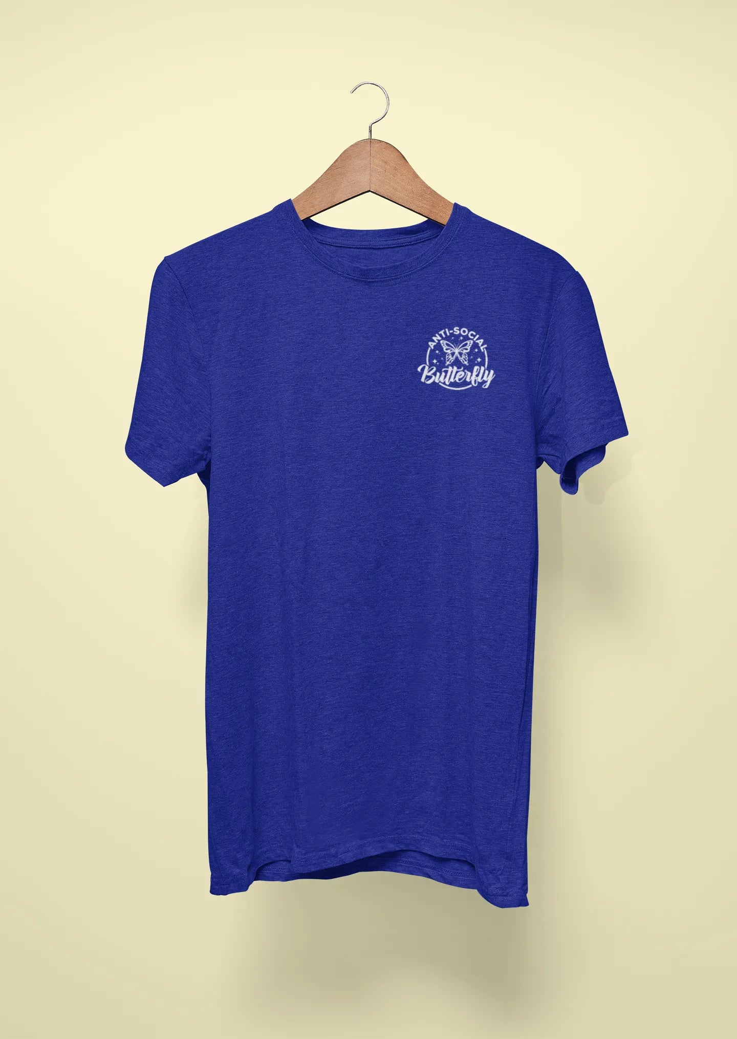 anti social butterfly royla blue