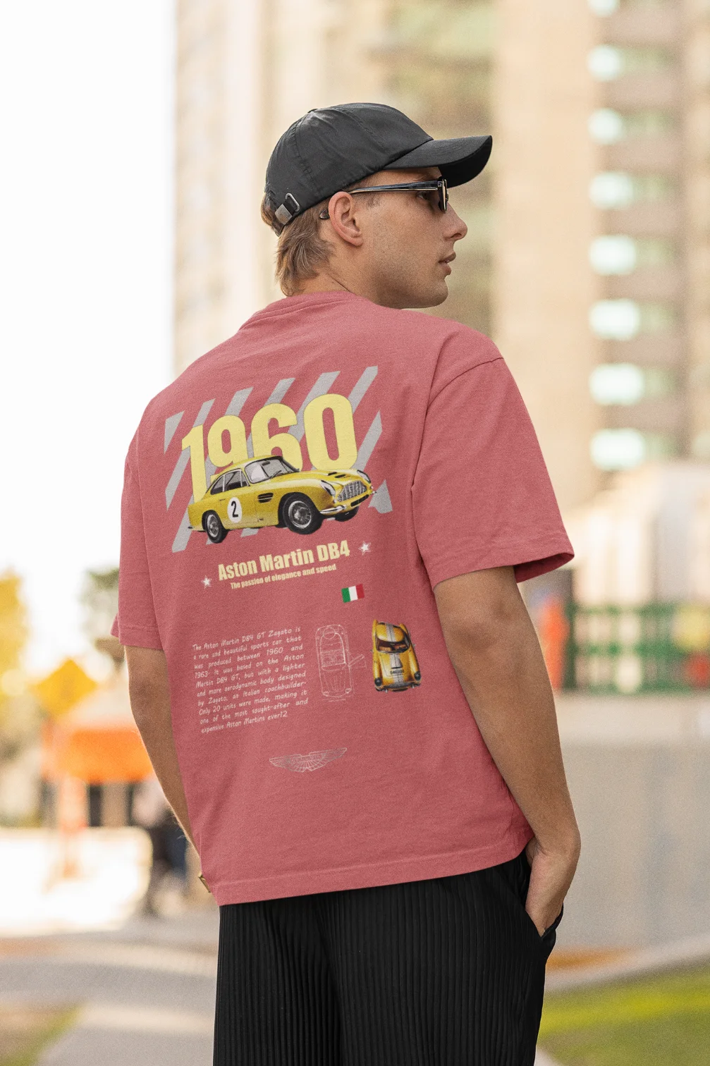 Aston Martin DB4 GT Zagato Oversized T-Shirt