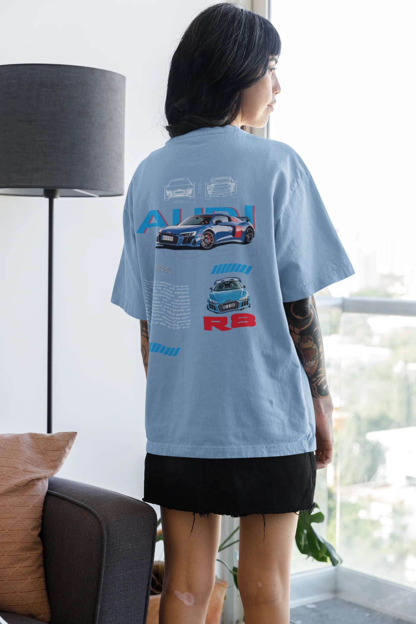 Audi R8 oversized T-shirt