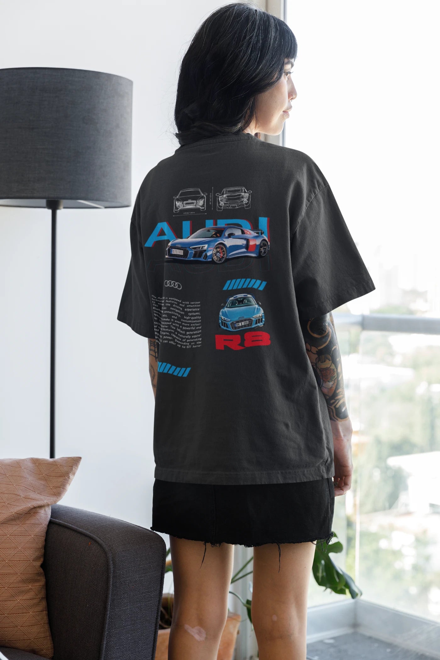 Audi R8 oversized T-shirt