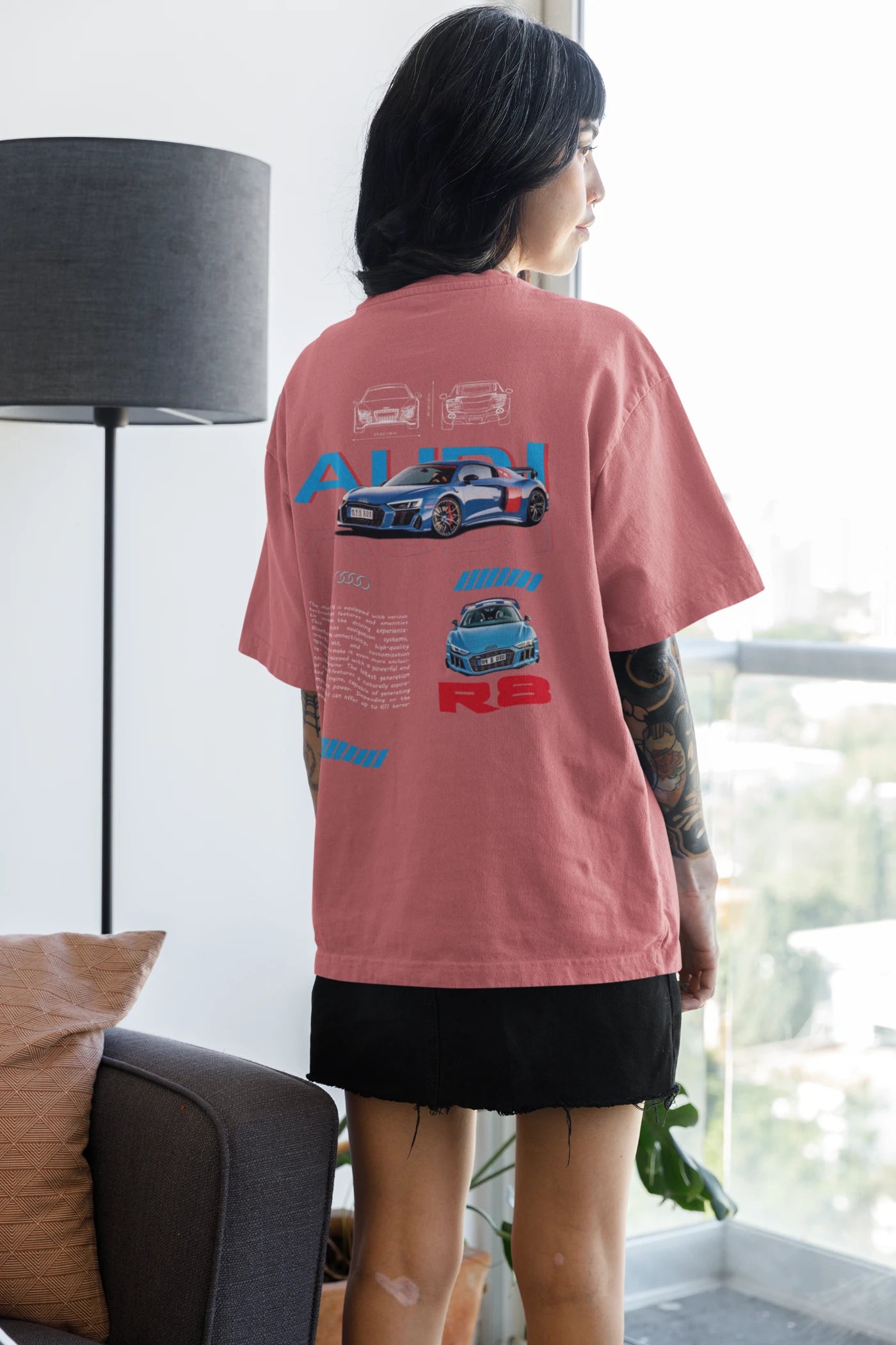Audi R8 oversized T-shirt