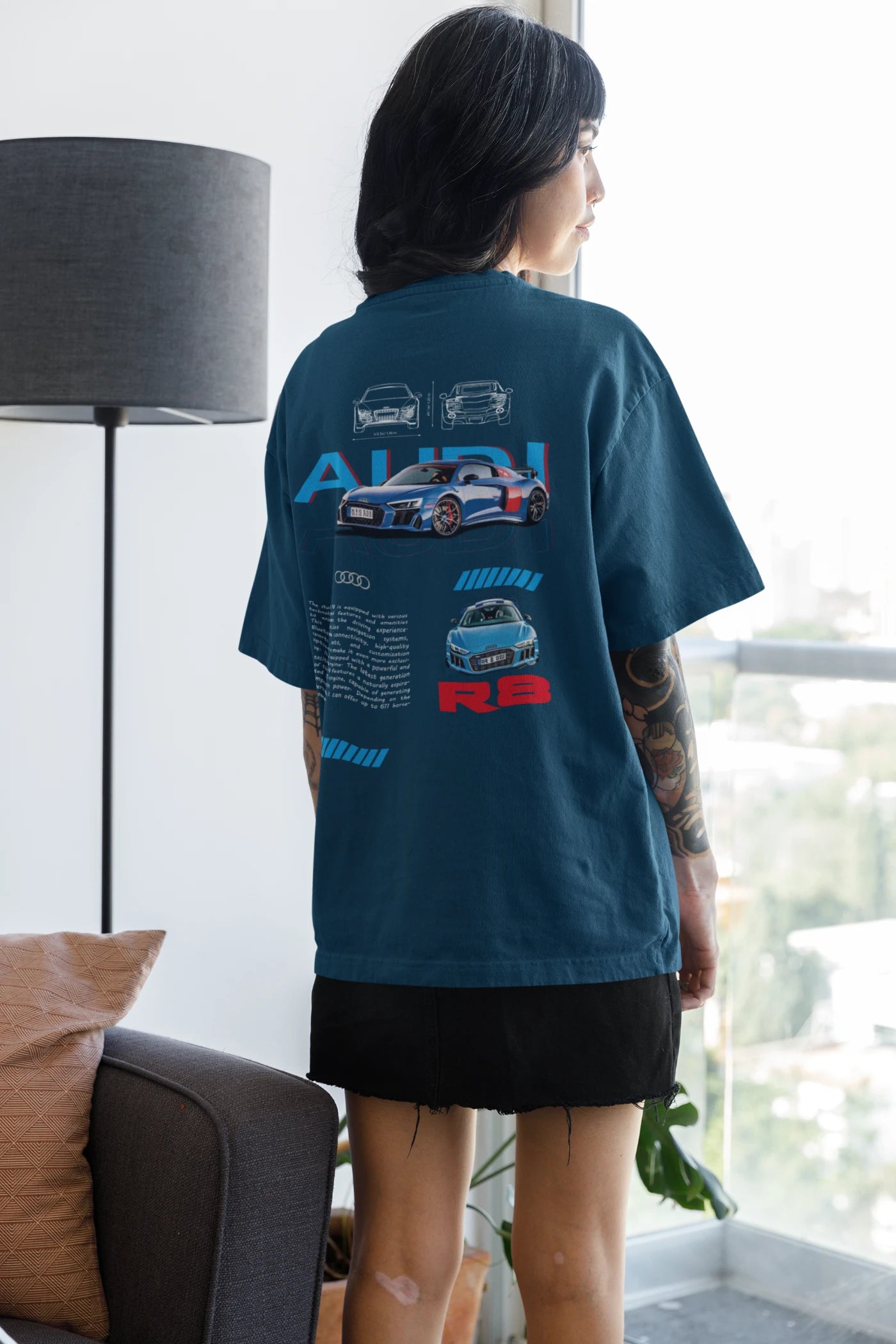 Audi R8 oversized T-shirt