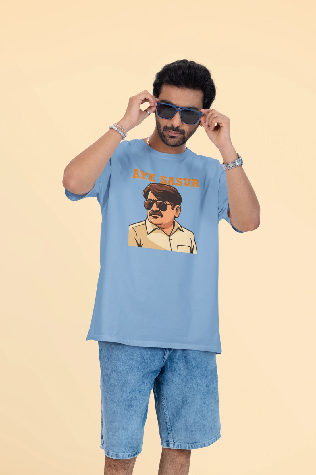 Aye Sasur Pradhaji Panchayat Oversized T-Shirt