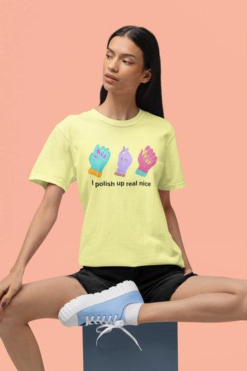 Bejeweled - Ik poets echt mooie T-shirts op.