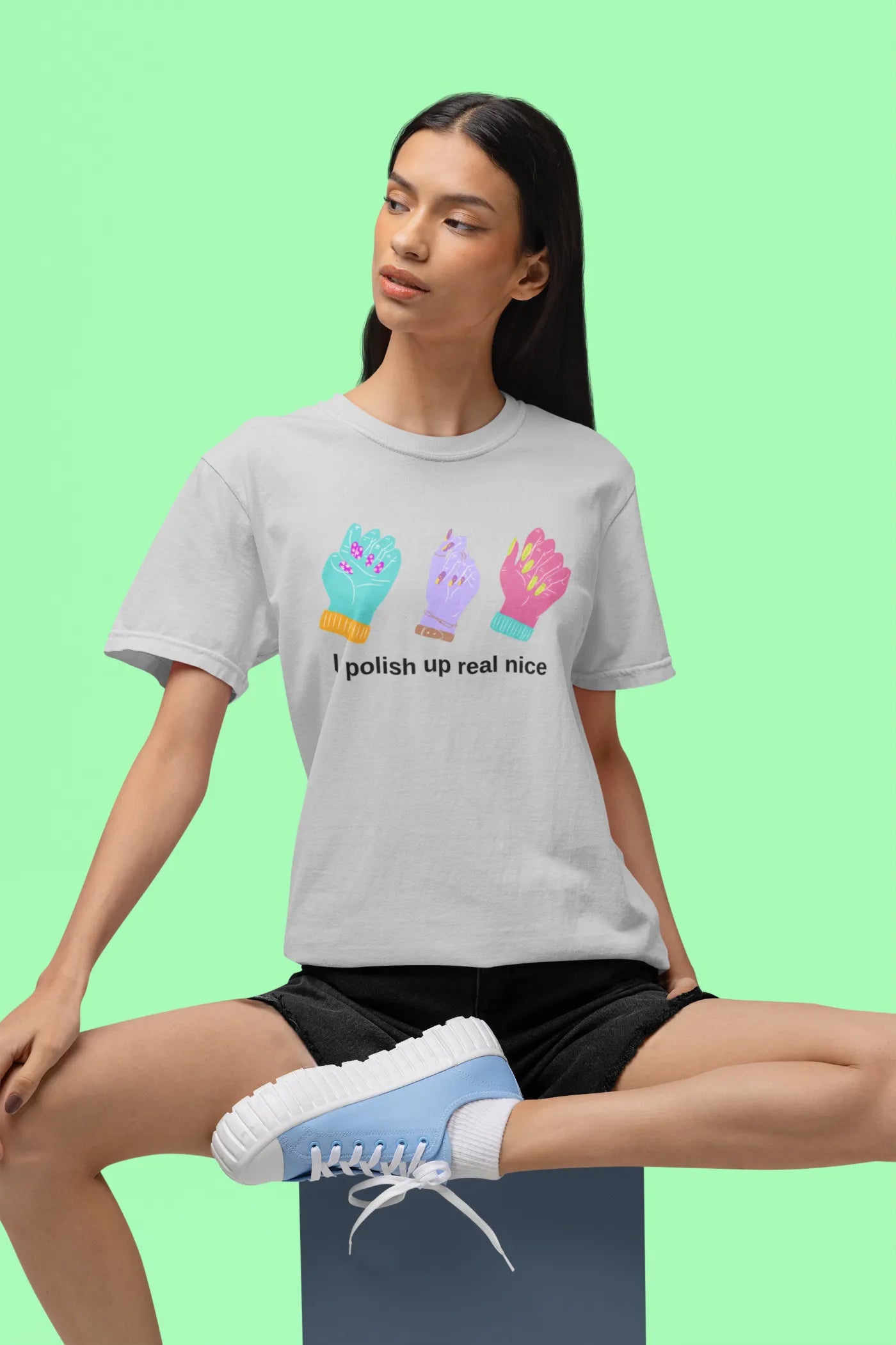 Bejeweled - Ik poets echt mooie T-shirts op.