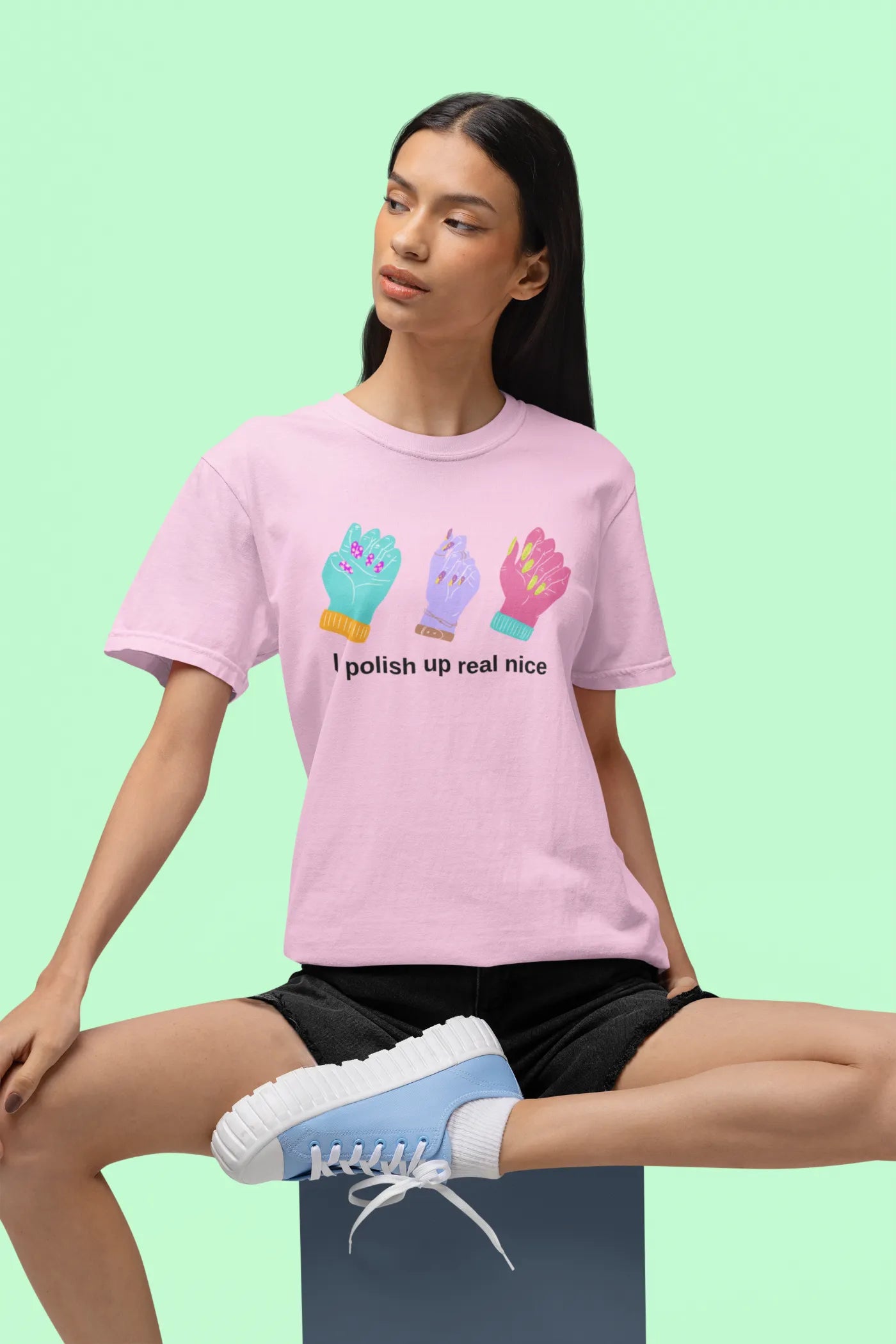 Bejeweled - Ik poets echt mooie T-shirts op.