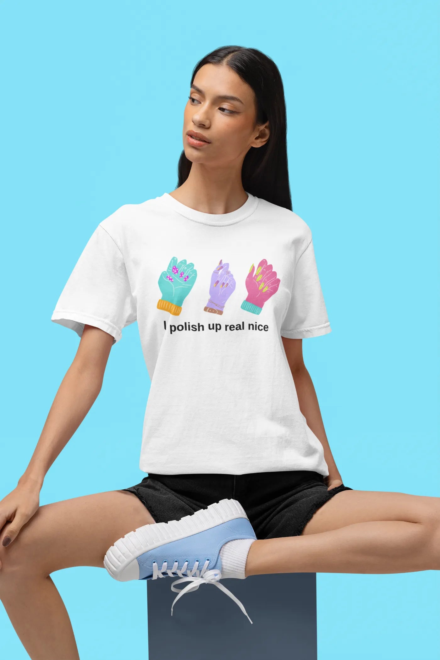 Bejeweled - Ik poets echt mooie T-shirts op.