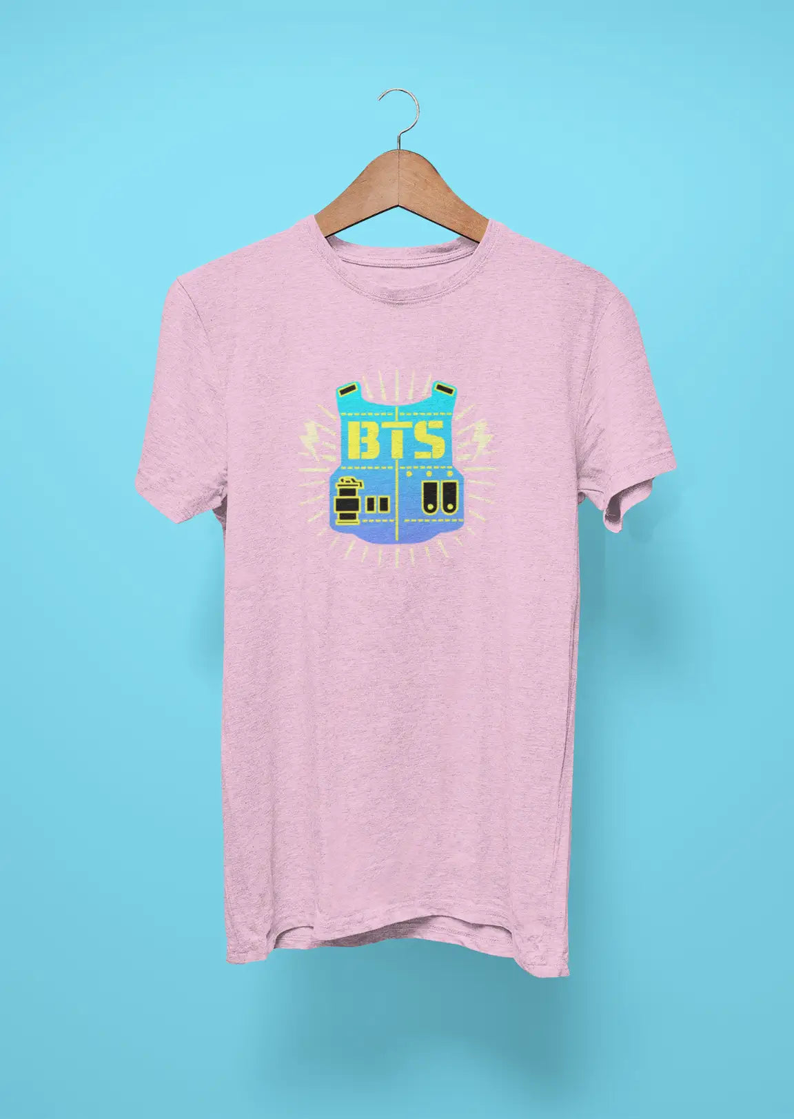 bts army vest pink