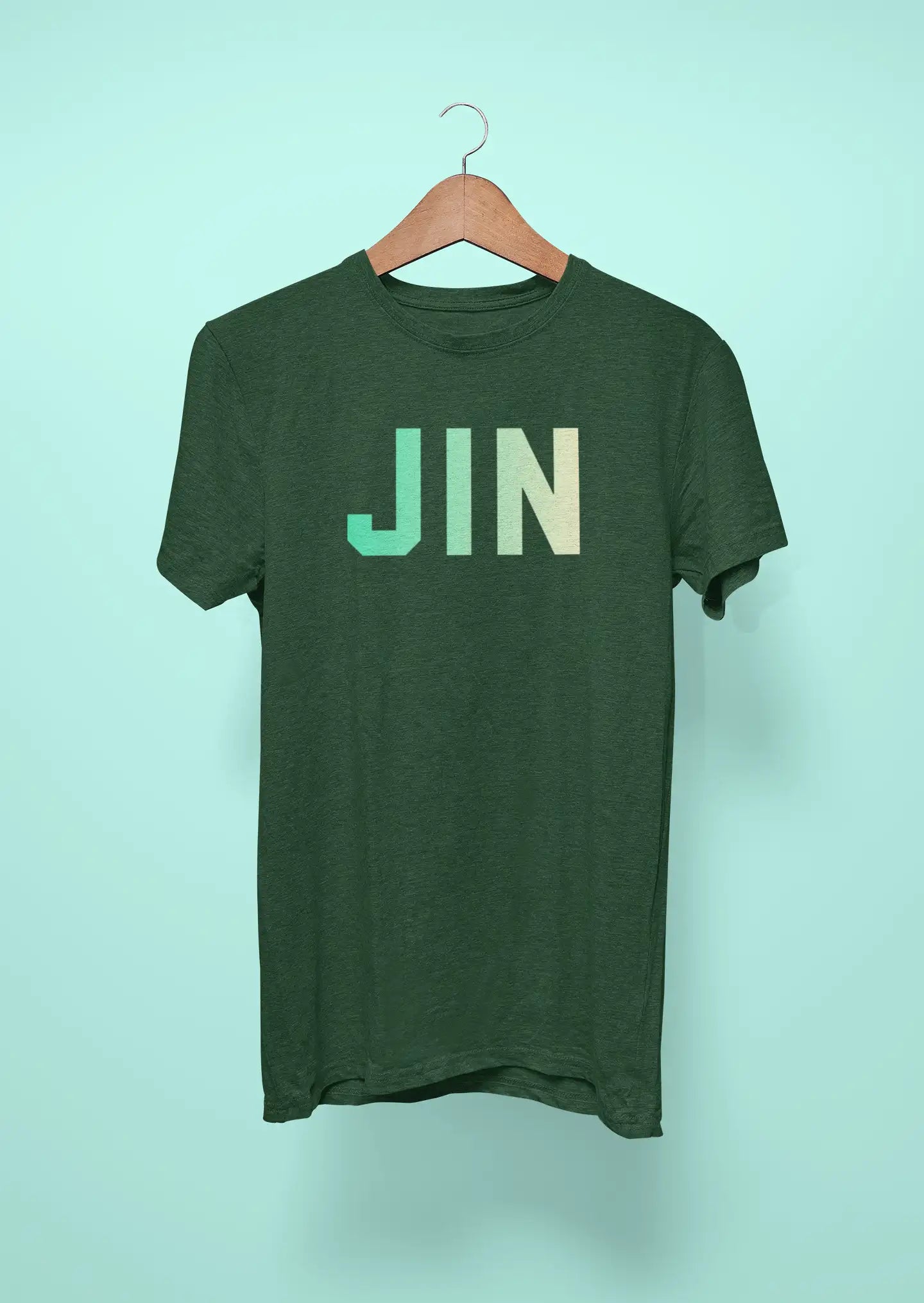 bts jin green