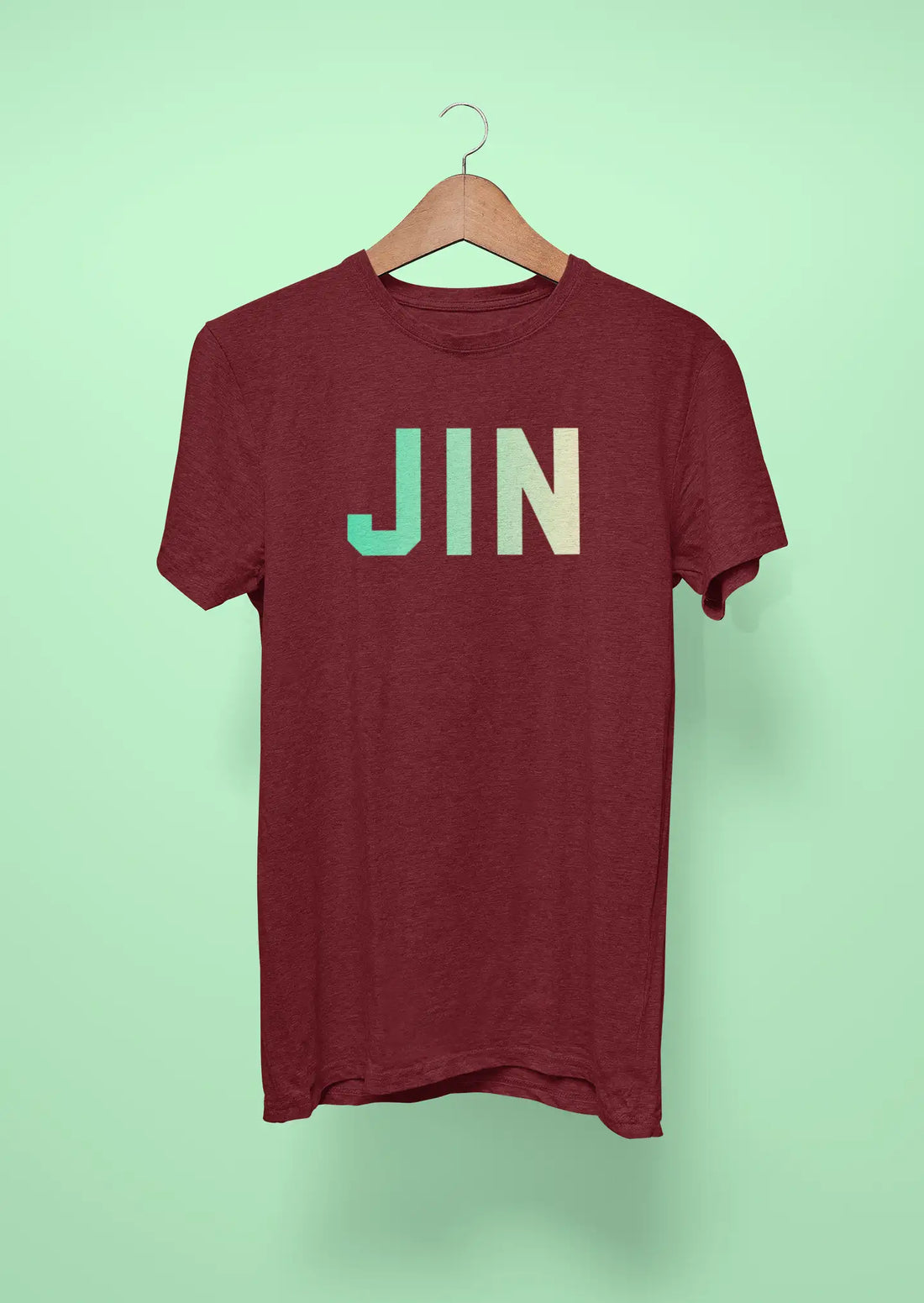 bts jin maroon