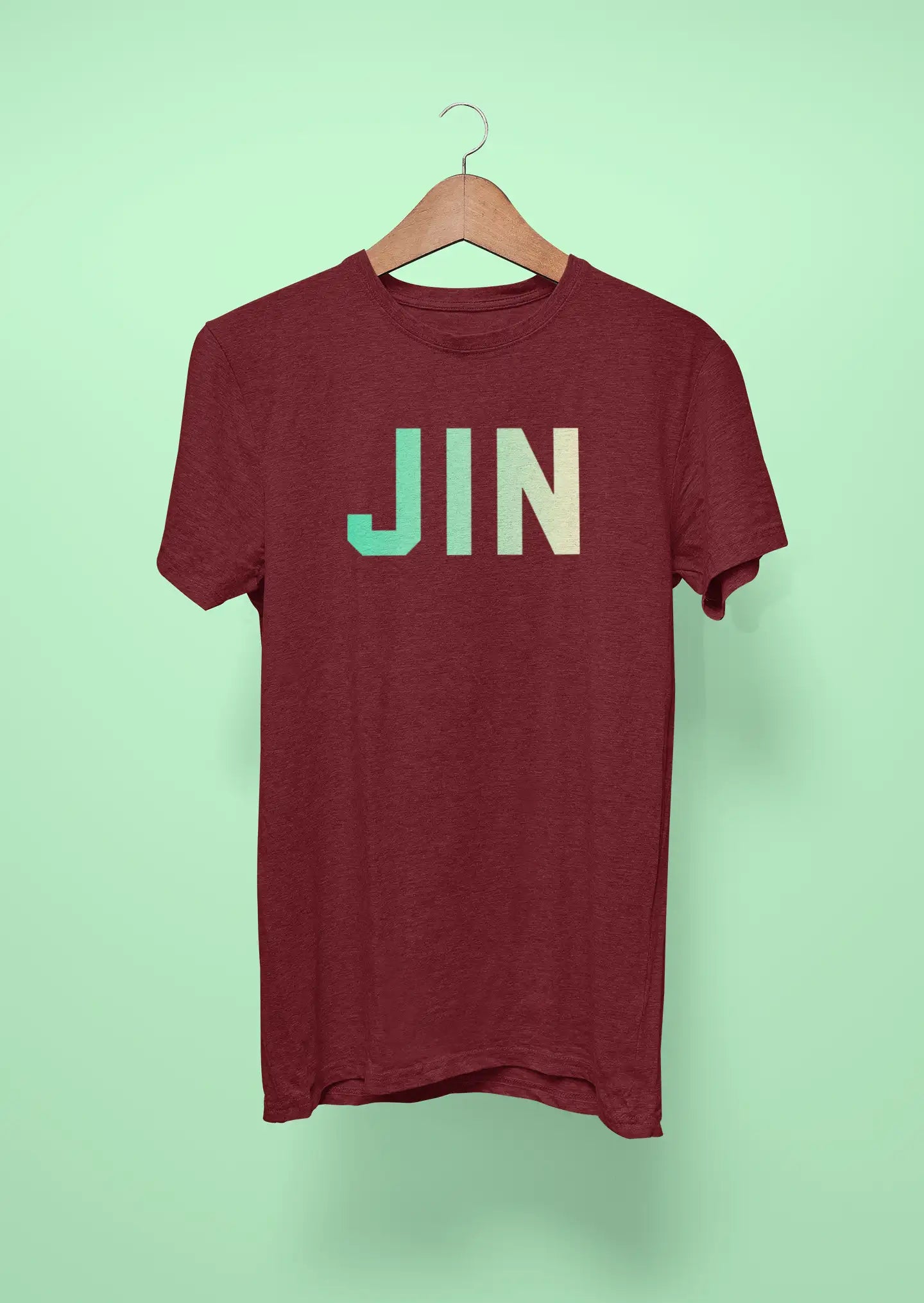 bts jin maroon