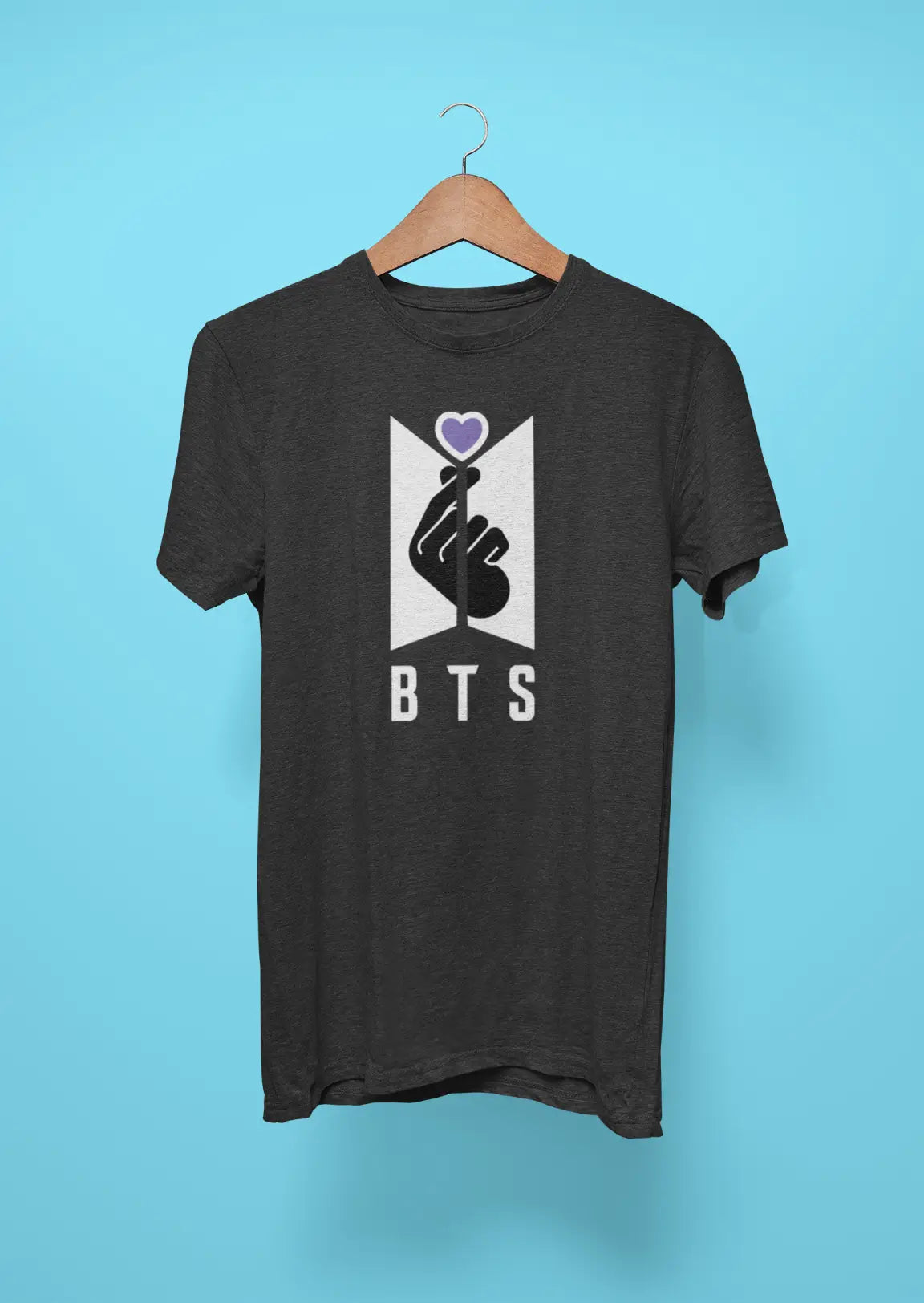 bts logo i purple you black
