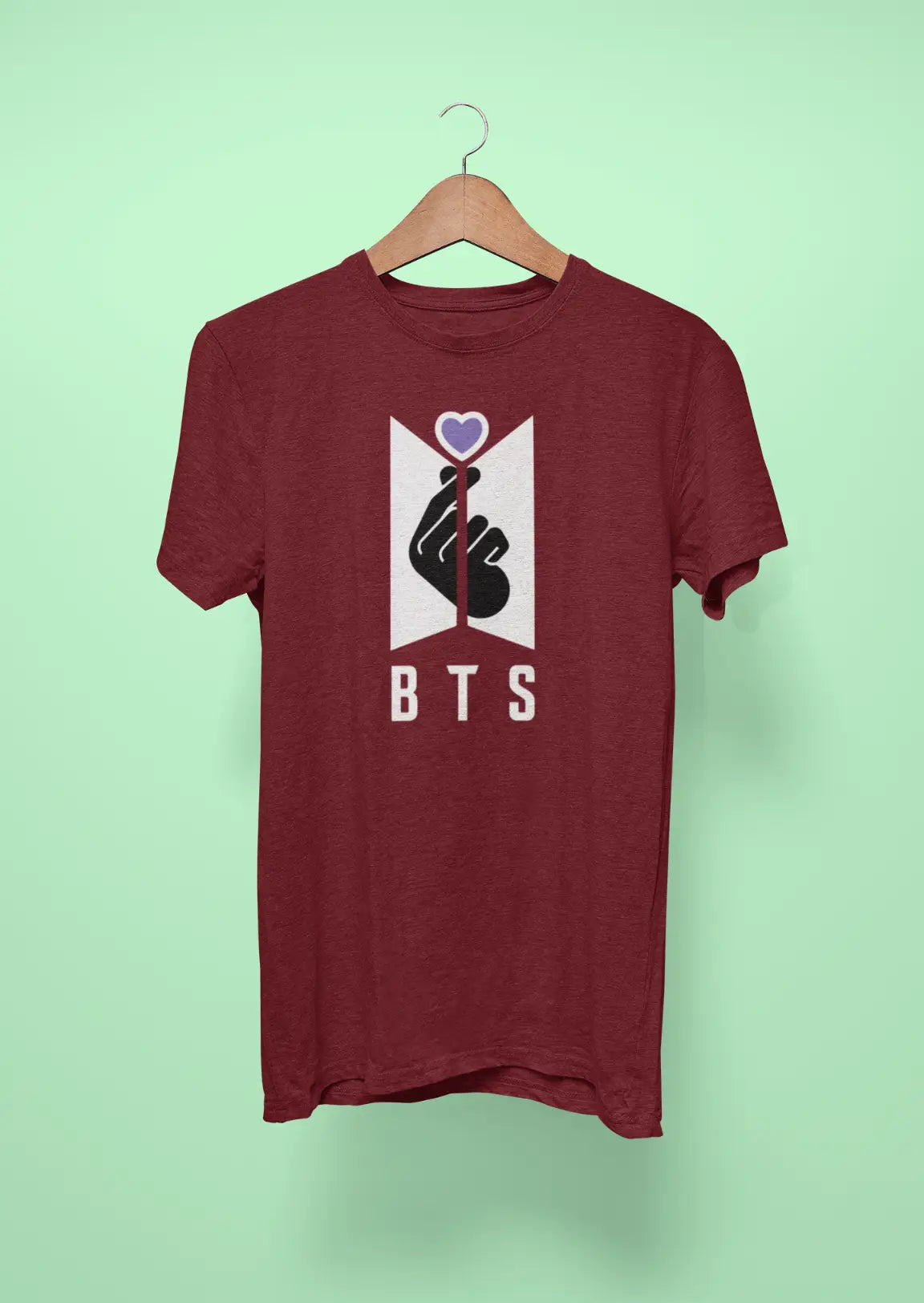 bts logo i purple you maroon