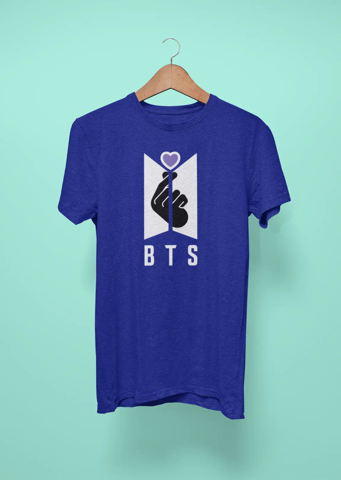 bts logo i purple you royal blue