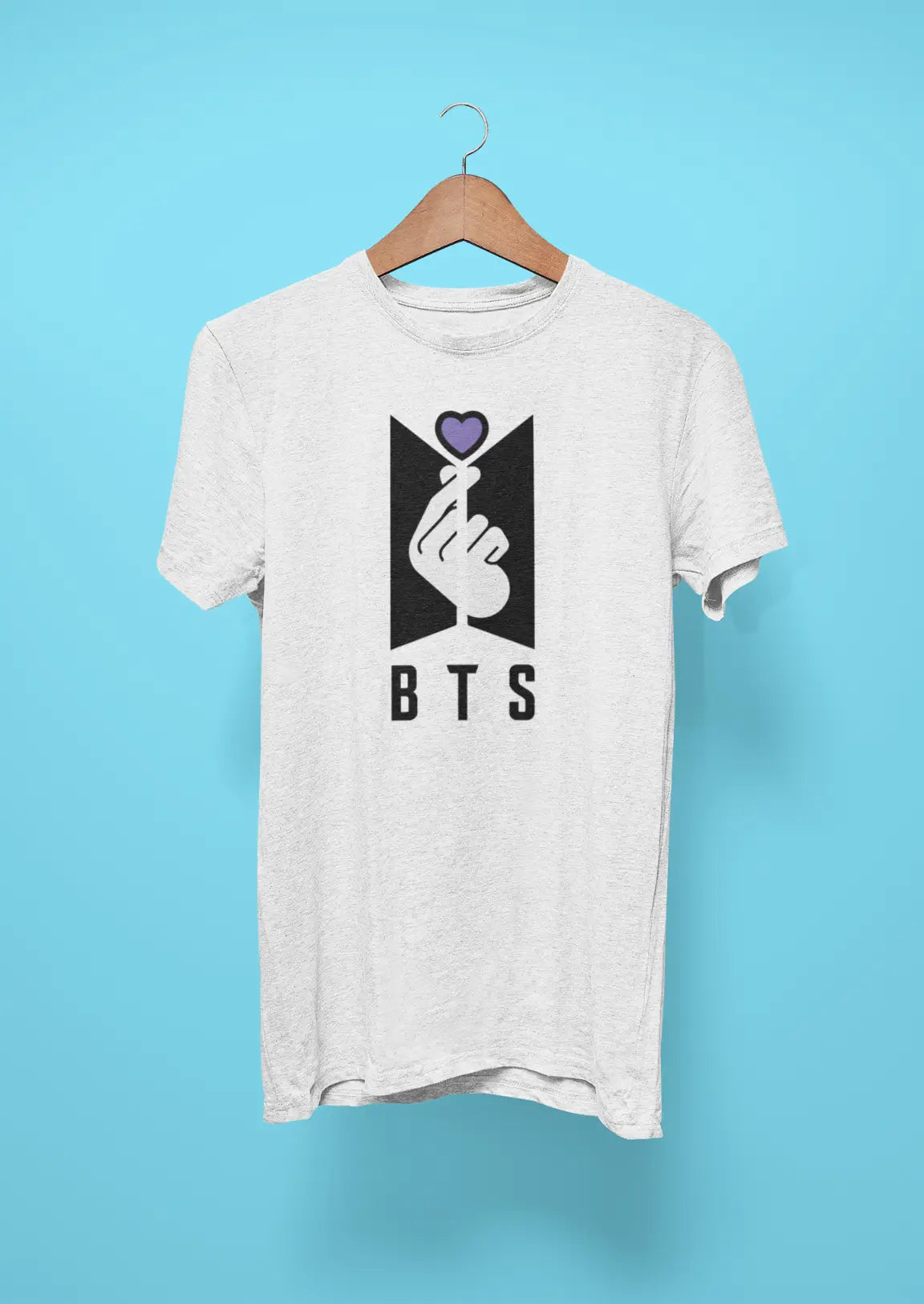 bts logo i purple you white