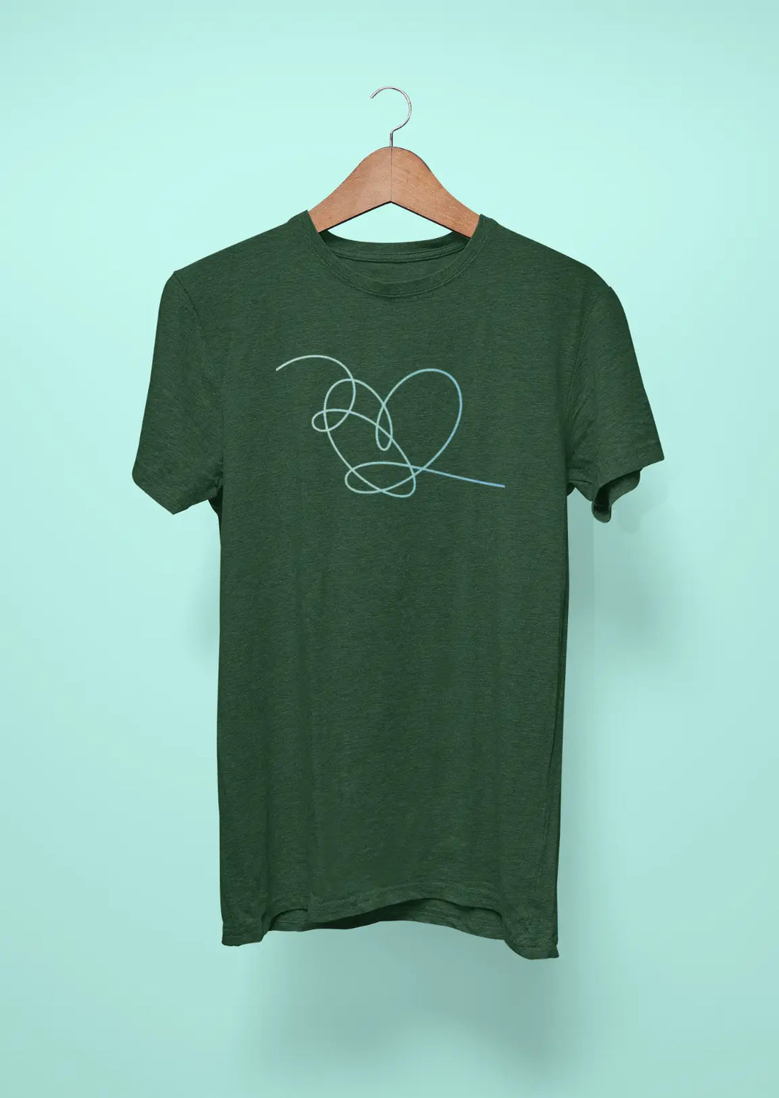 bts love yourself her heart green