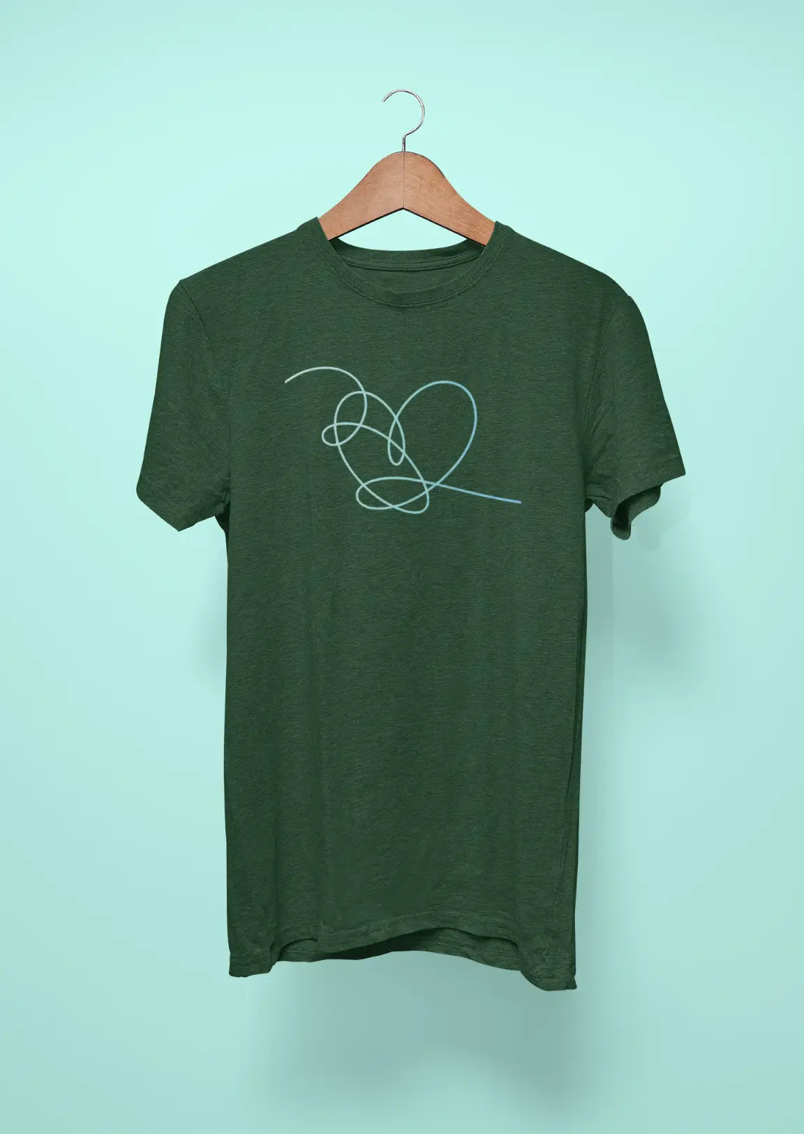 bts love yourself her heart green