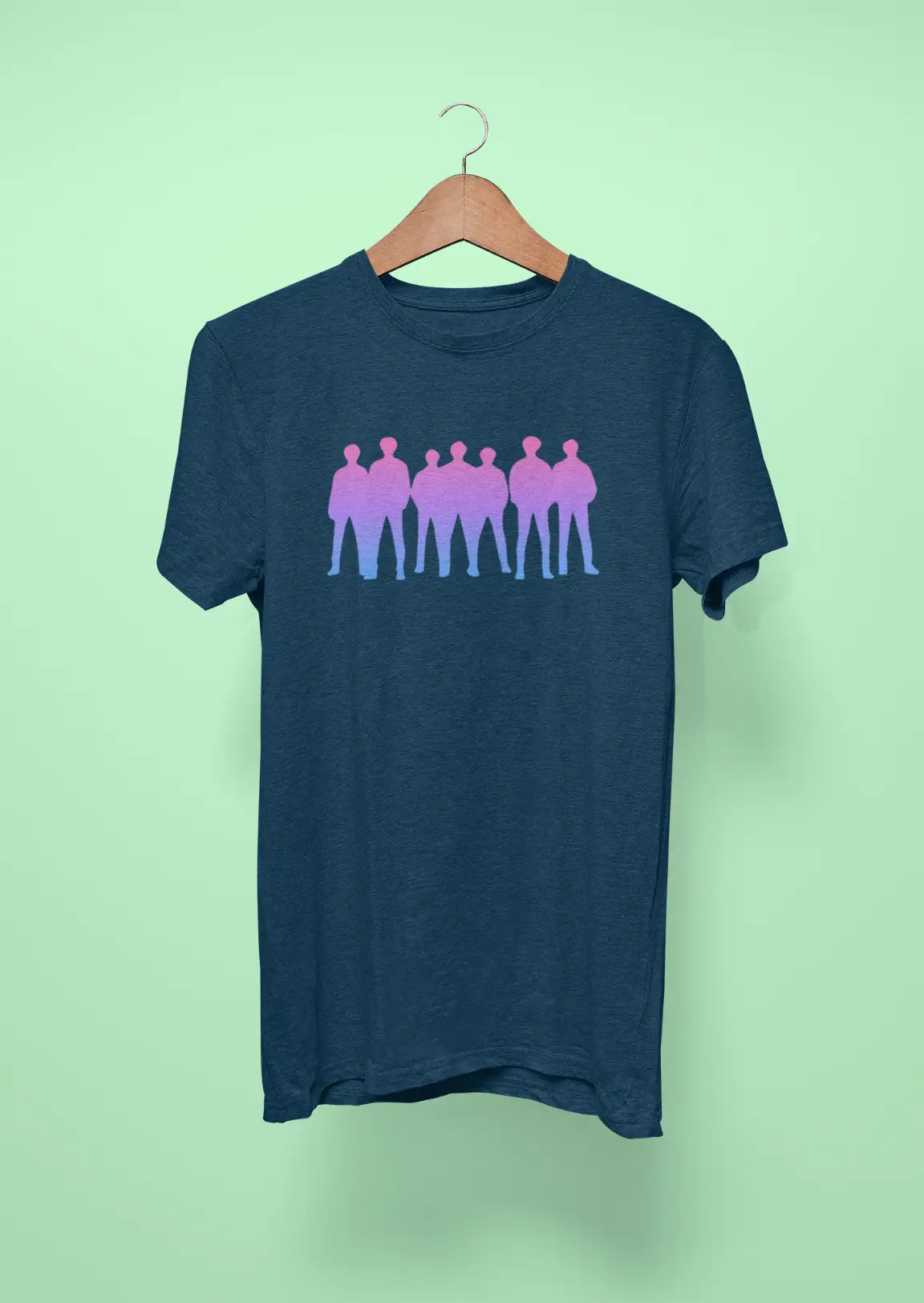 bts silhouette navy blue