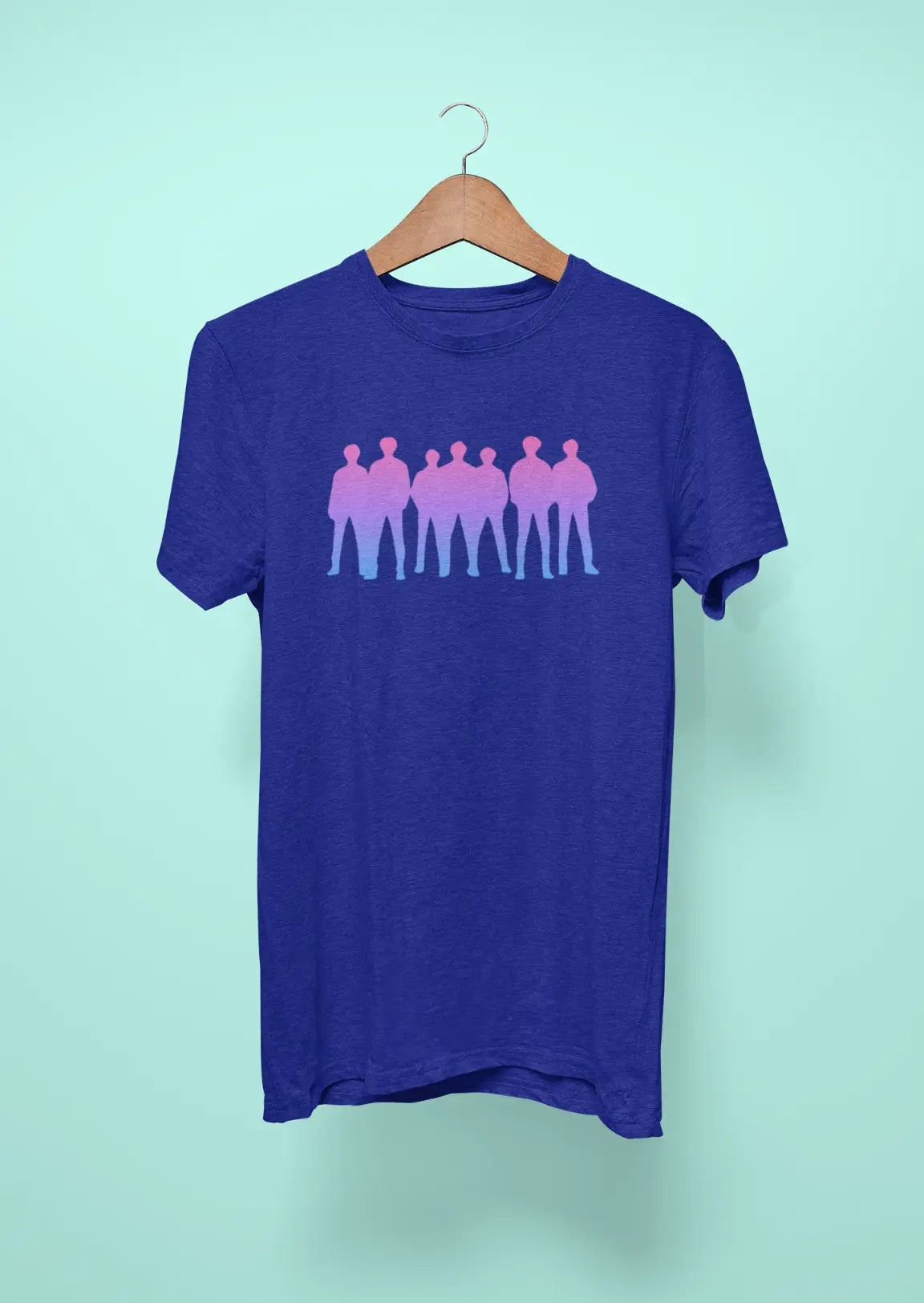 bts silhouette royal blue