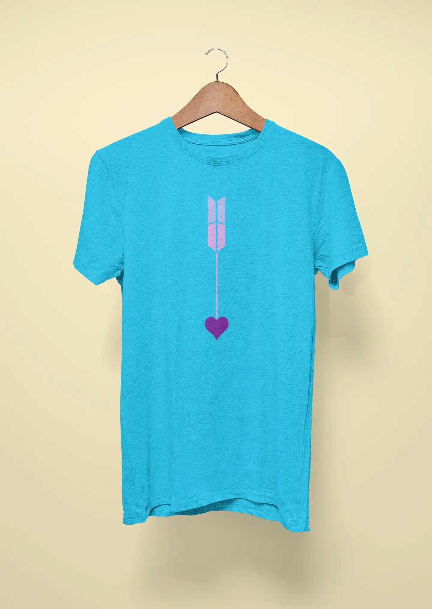 bts valentine heart sky blue
