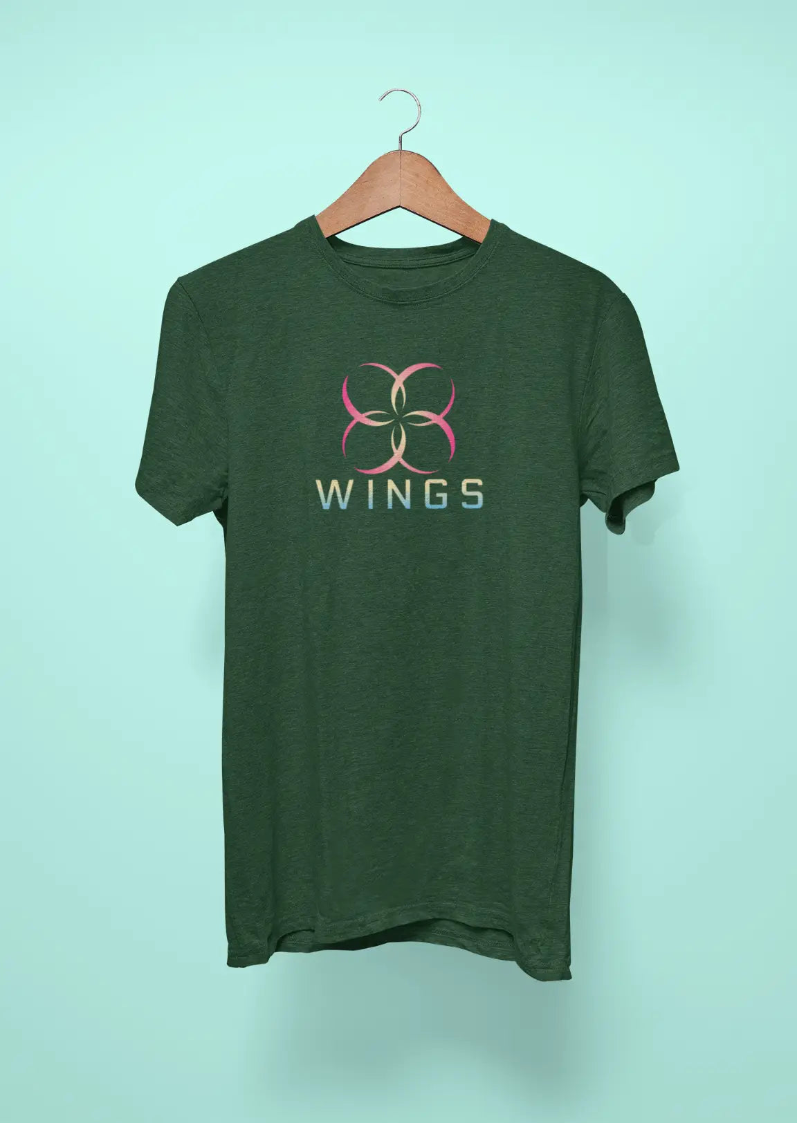 bts wings green