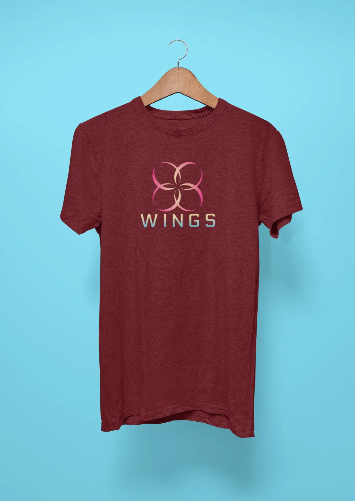 bts wings maroon