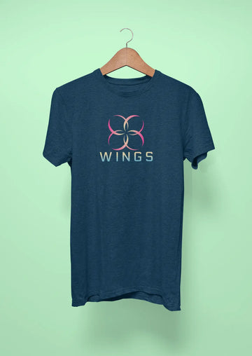 bts wings navy blue