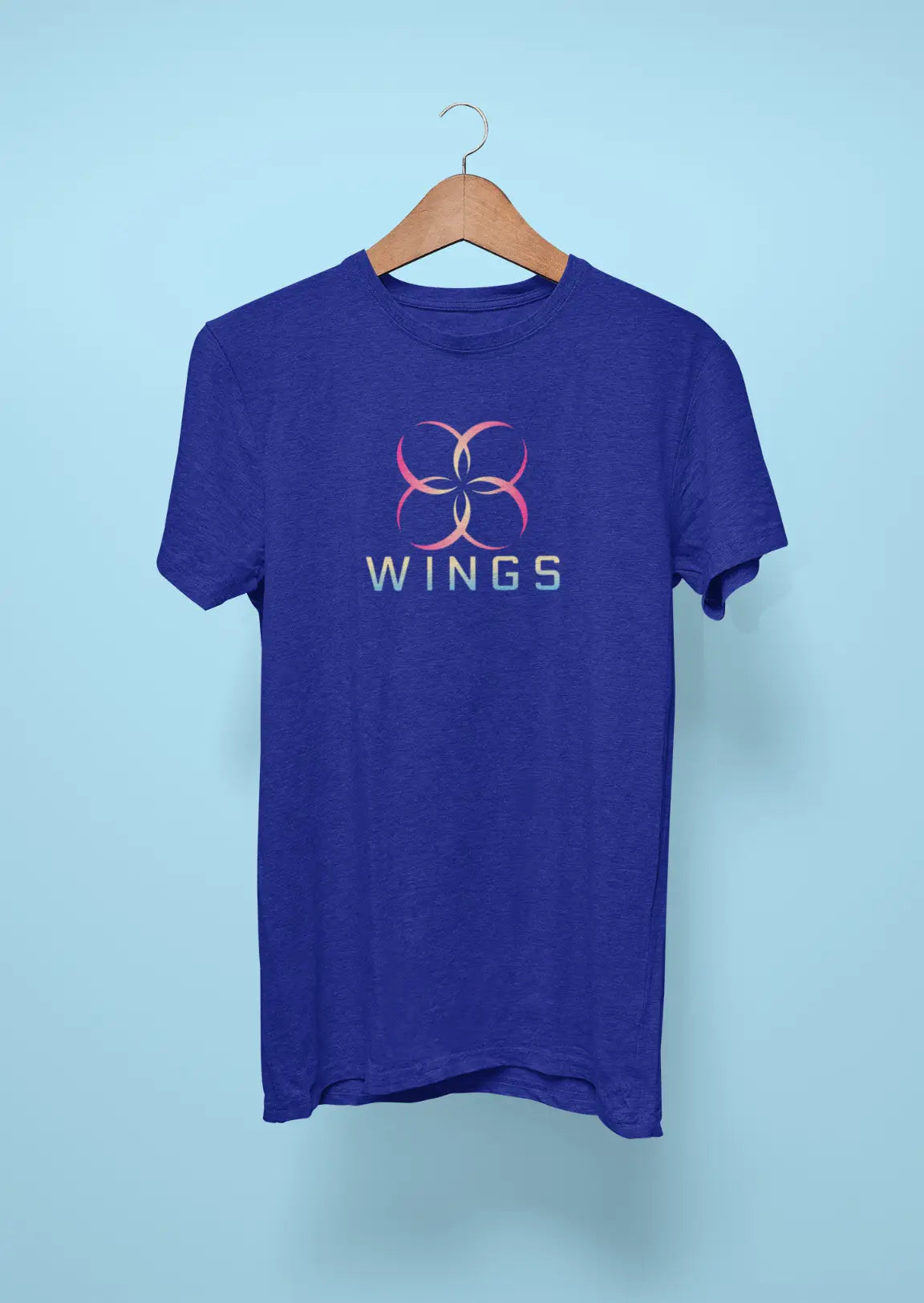 bts wings royal blue
