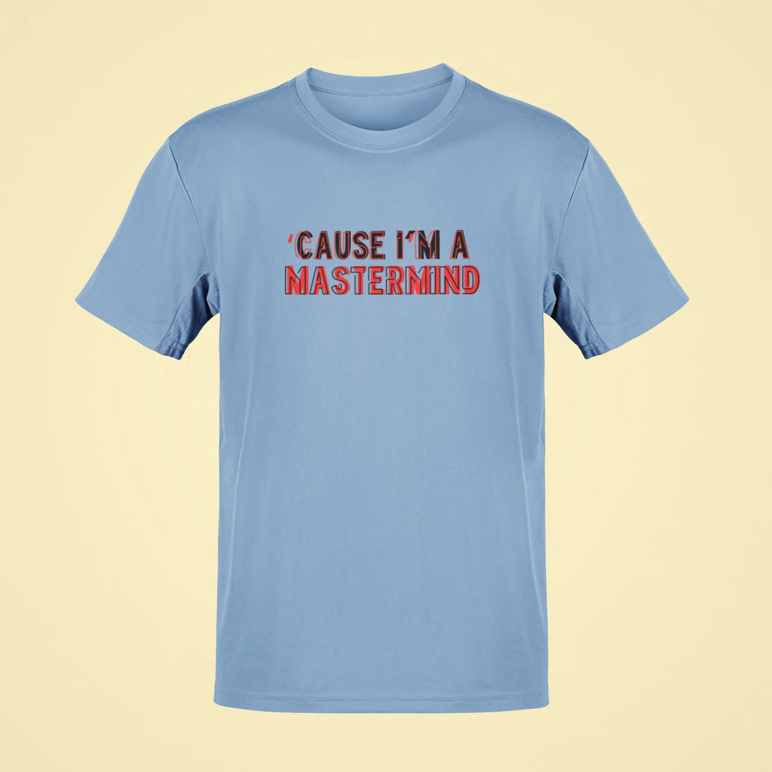 cause im a mastermind oversized t shirt white