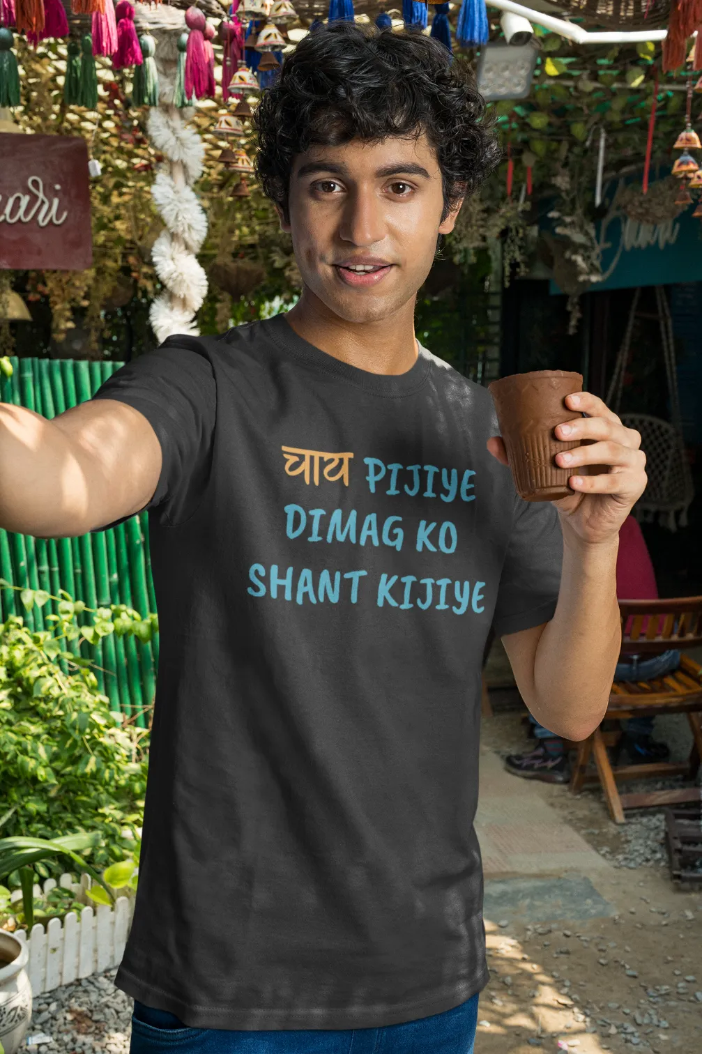 Chai pijiye, dimag ko shant kijiye T-Shirt