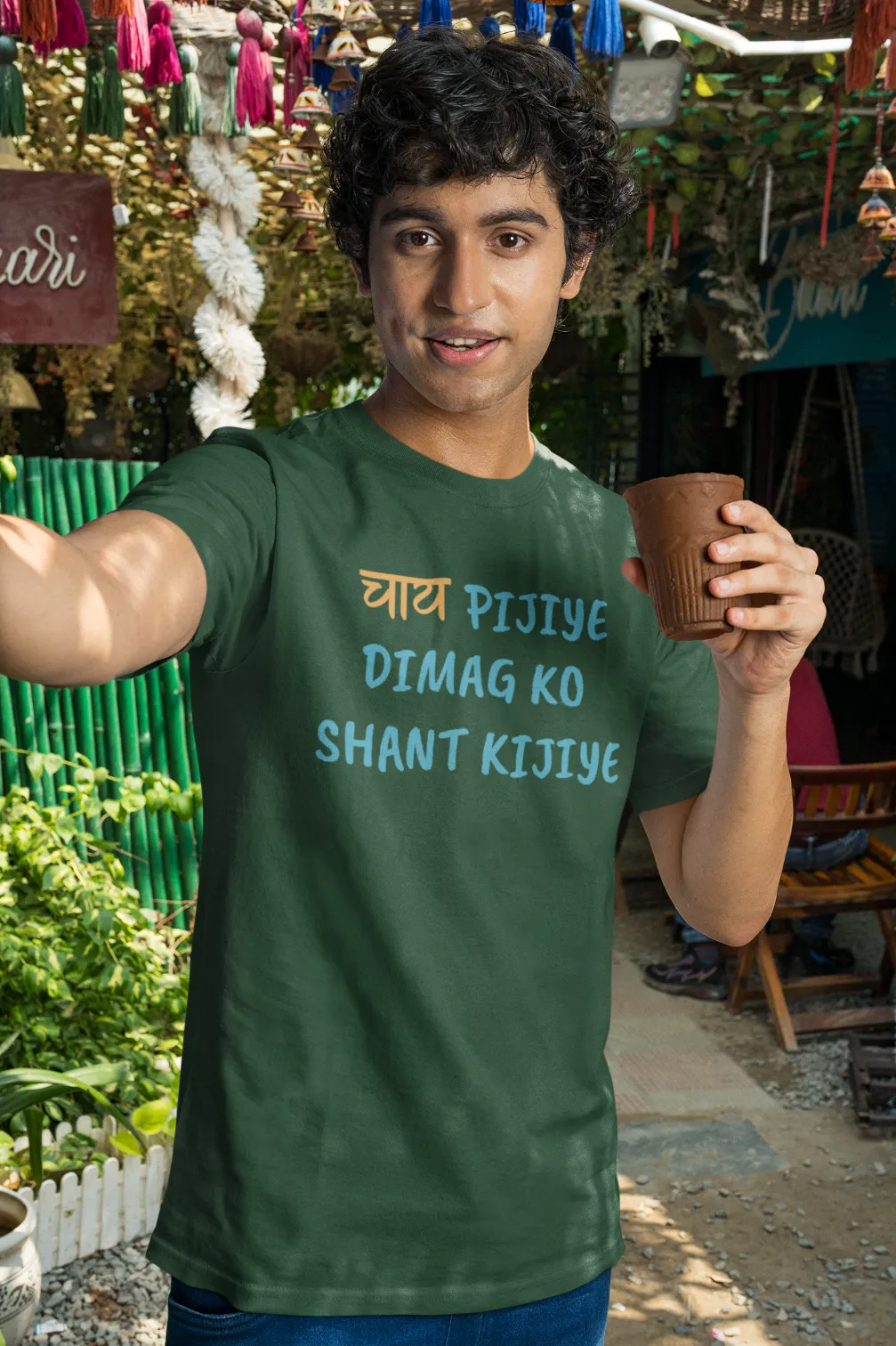 Chai pijiye, dimag ko shant kijiye T-Shirt