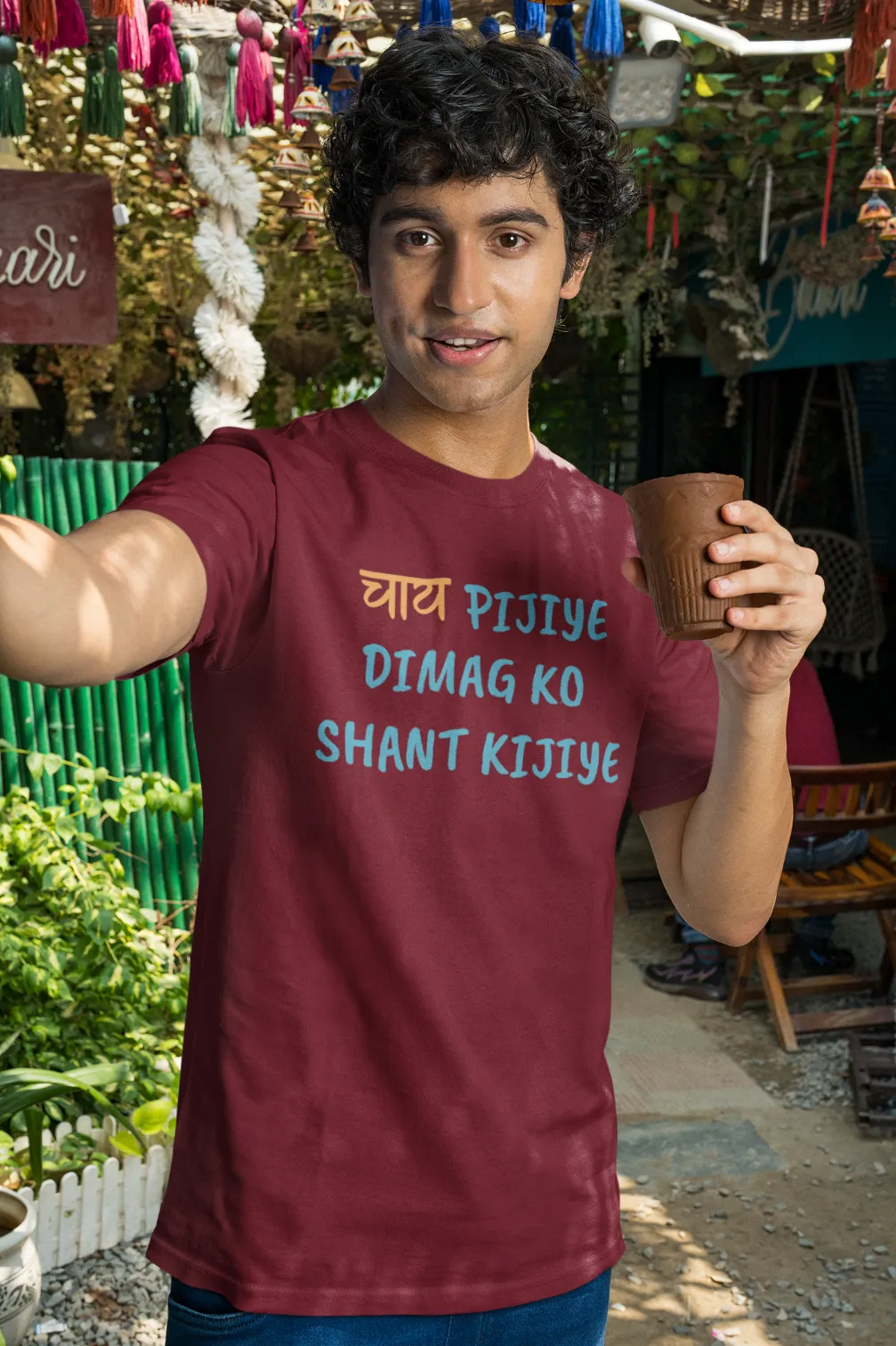 Chai pijiye, dimag ko shant kijiye T-Shirt