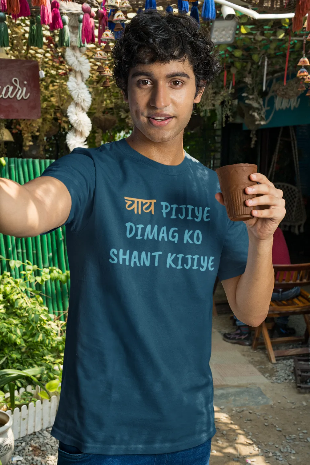 Chai pijiye, dimag ko shant kijiye T-Shirt