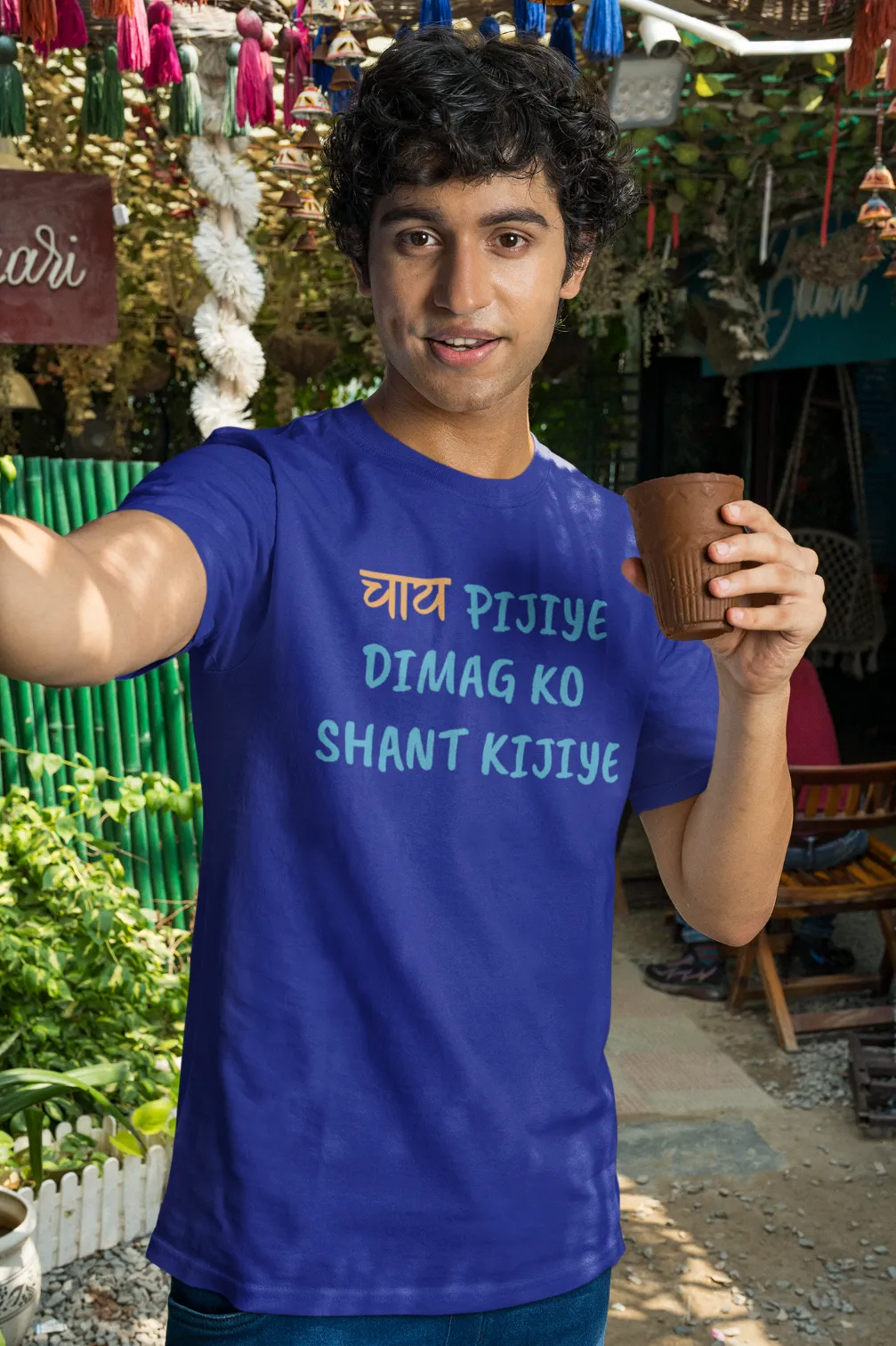 Chai pijiye, dimag ko shant kijiye T-Shirt