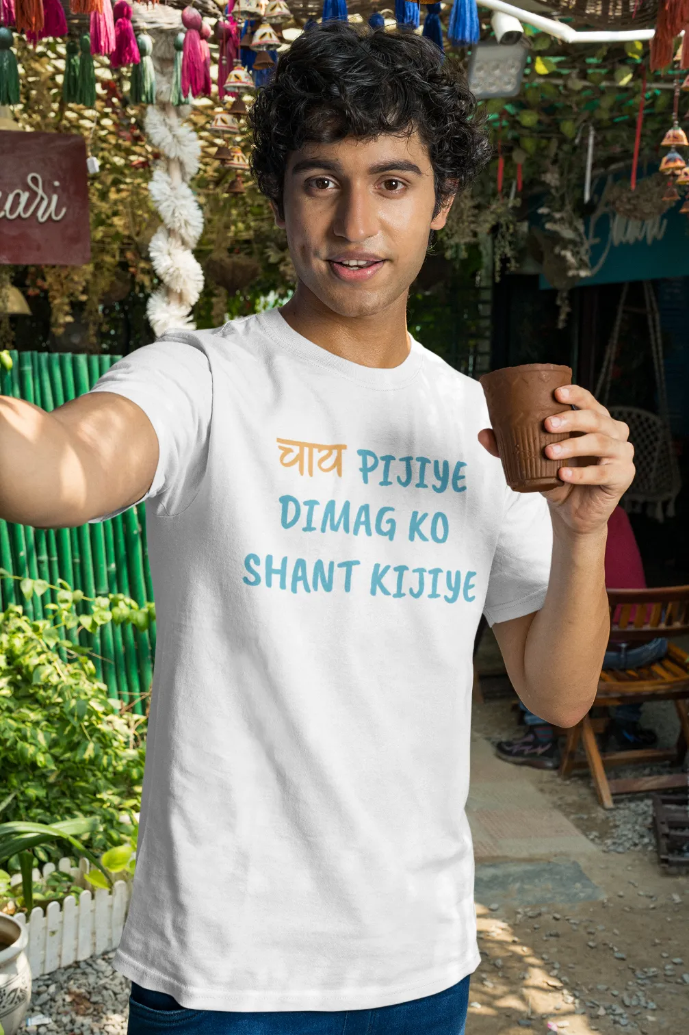 Chai pijiye, dimag ko shant kijiye T-Shirt