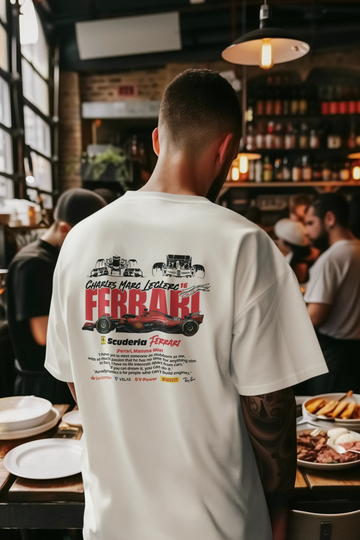 Charles Leclerc Ferrari Oversized T-Shirt
