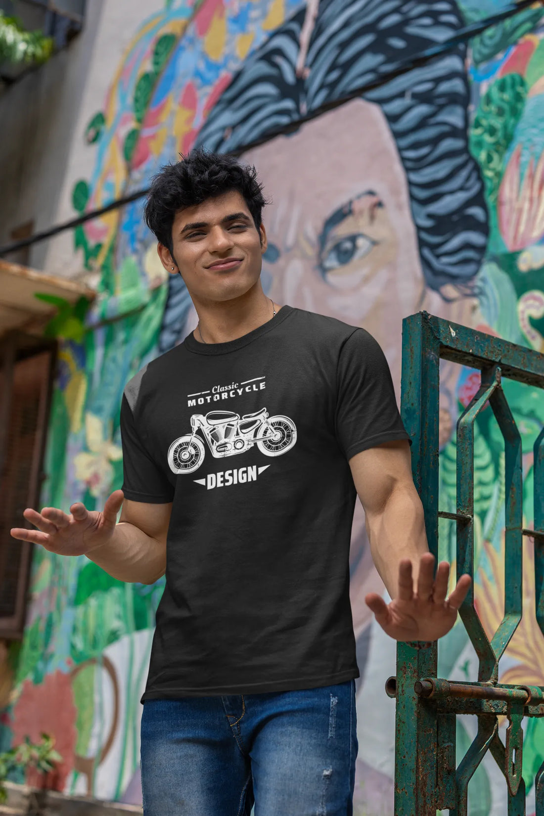Classic Motorcycle Design T-shirt